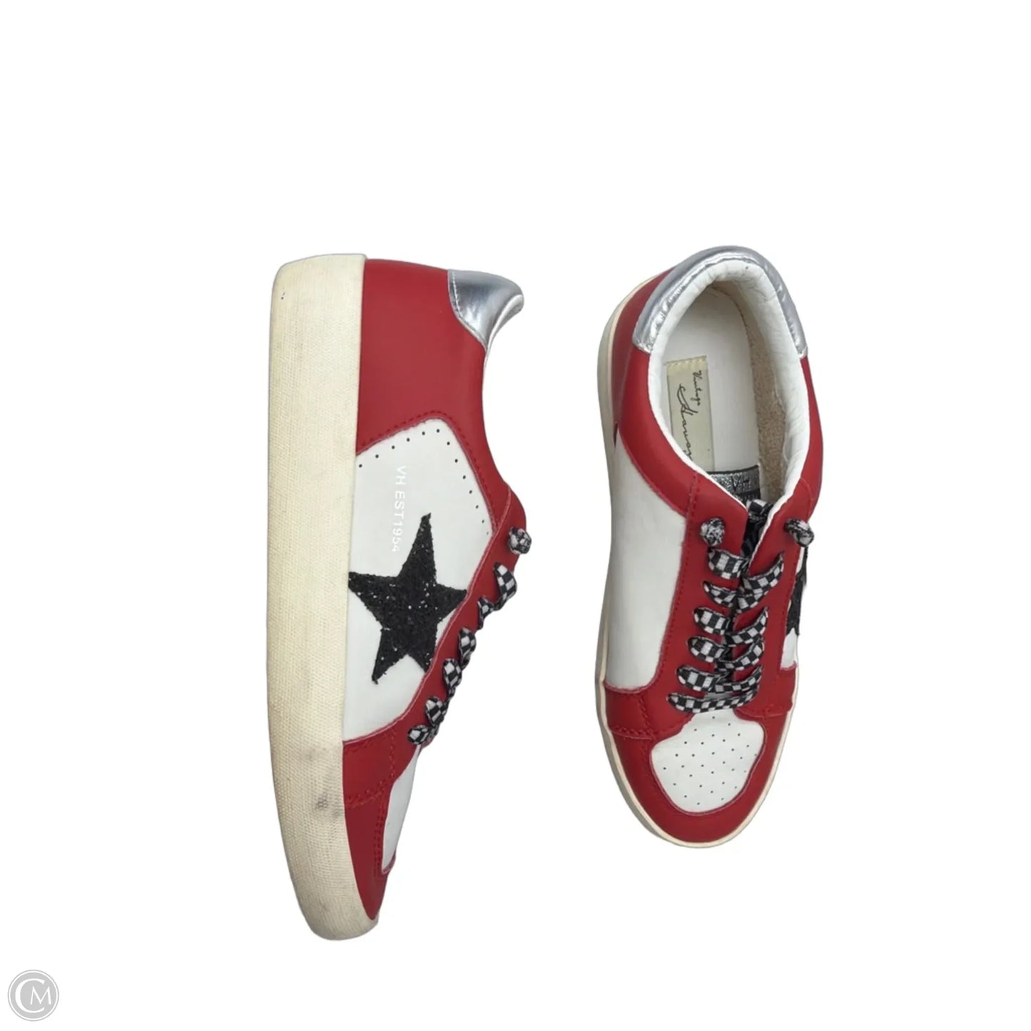 Shoes Sneakers By Vintage Havana In Red & White, Size: 9