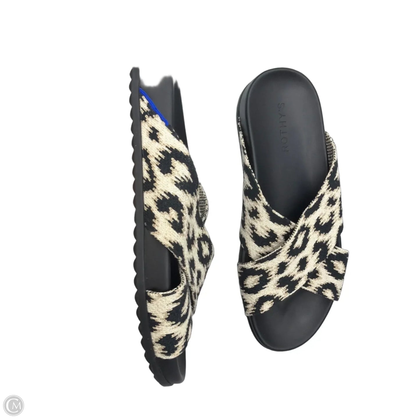 Sandals Flats By Rothys In Animal Print, Size: 9