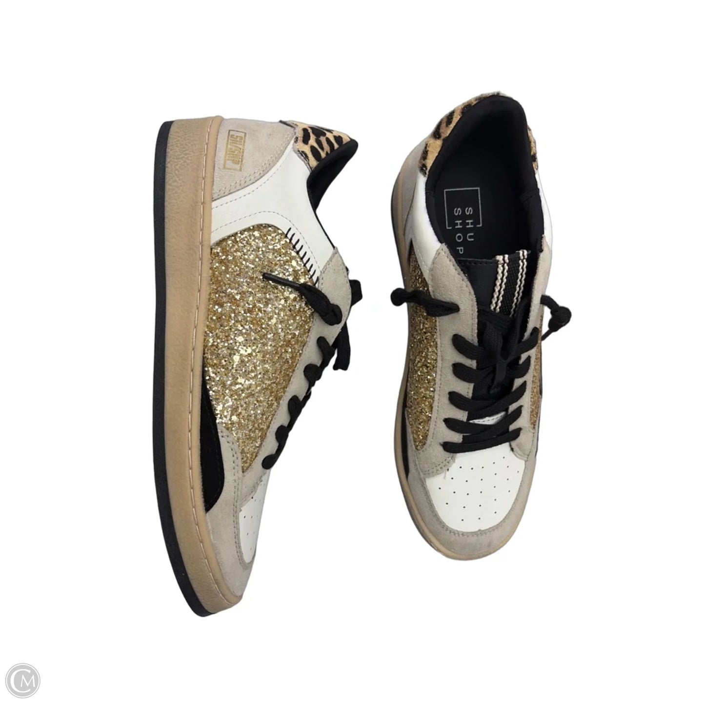Shoes Sneakers By Shu Shop In Gold, Size: 9