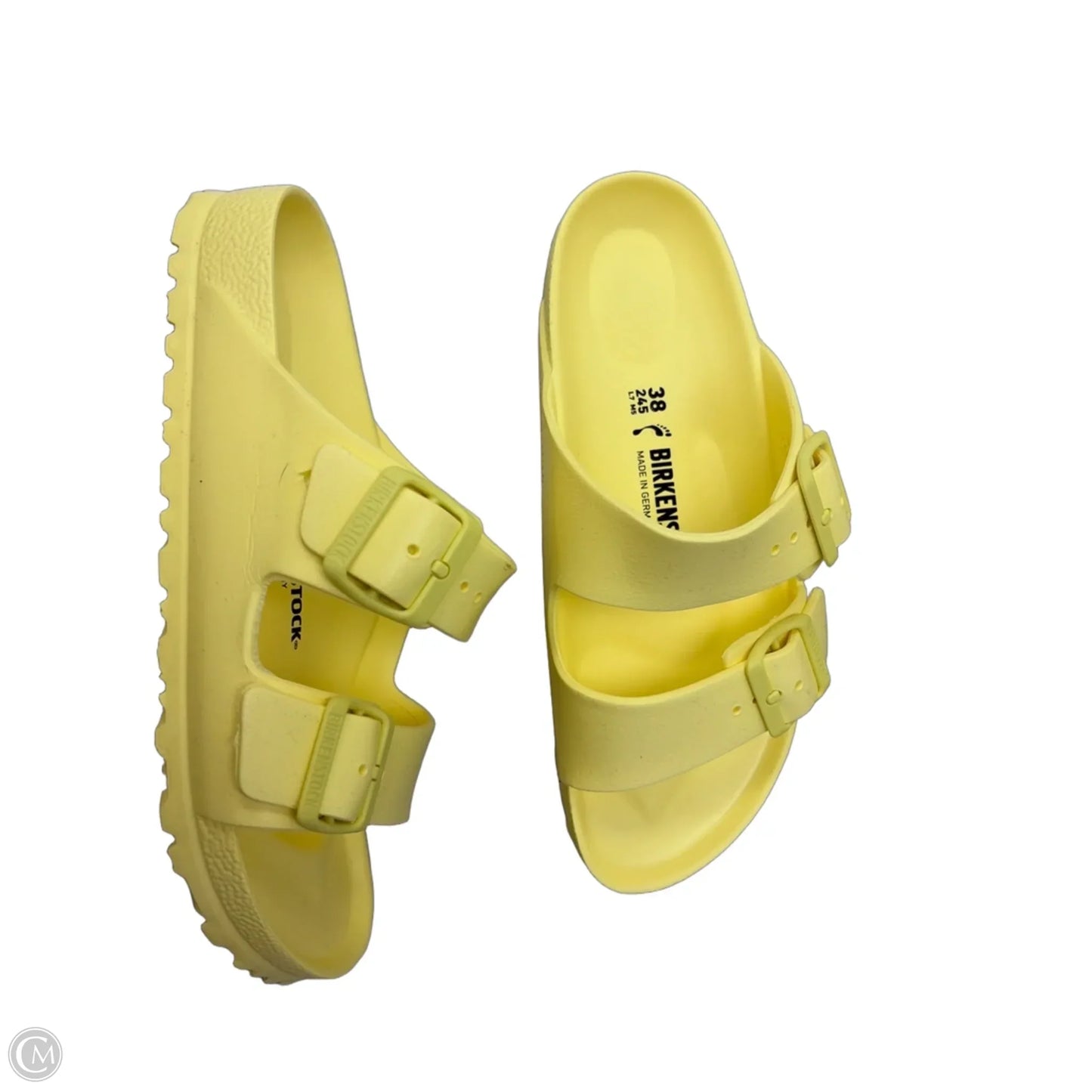 Sandals Flats By Birkenstock In Yellow, Size: 7