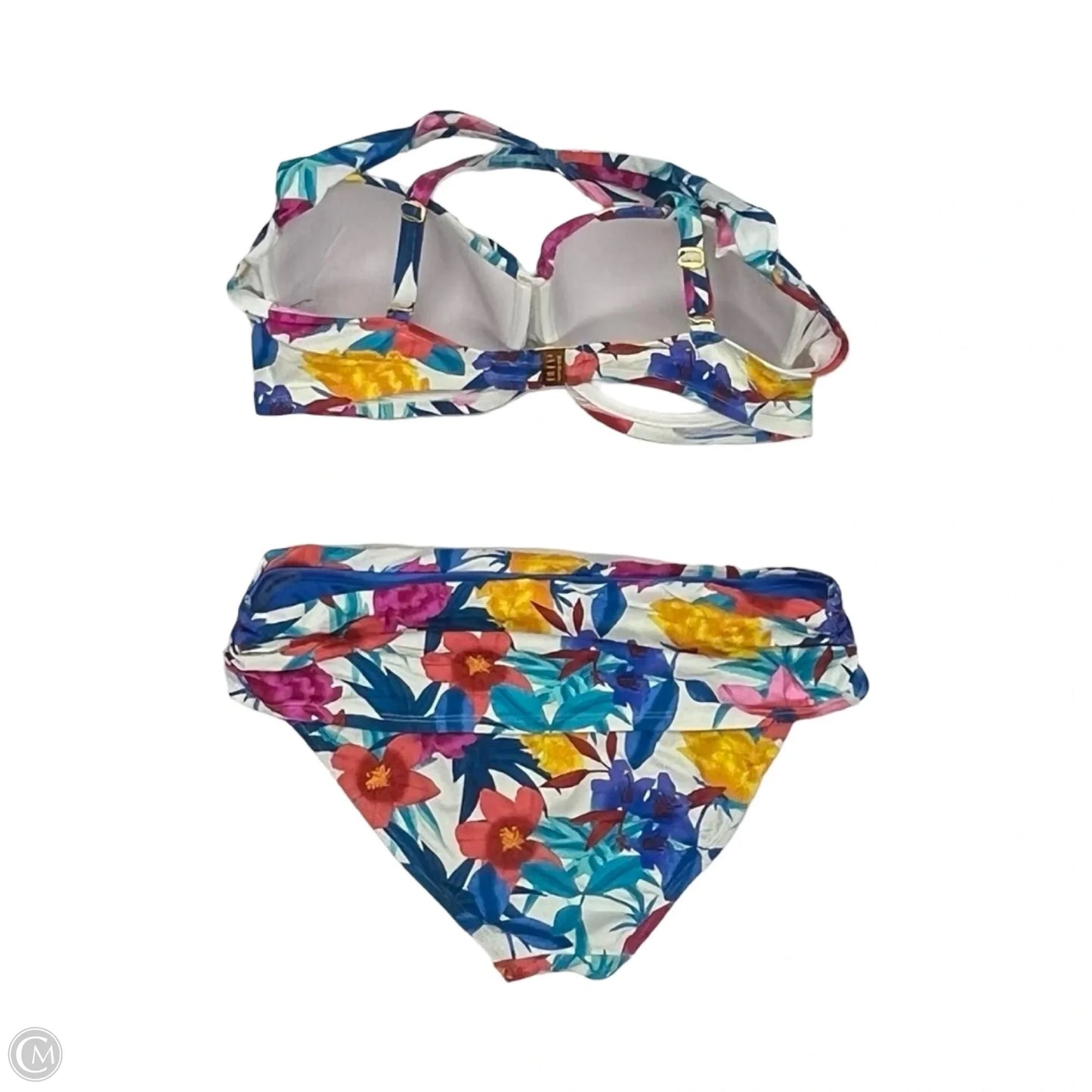 Swimsuit 2pc By Bleu In Floral Print, Size: M