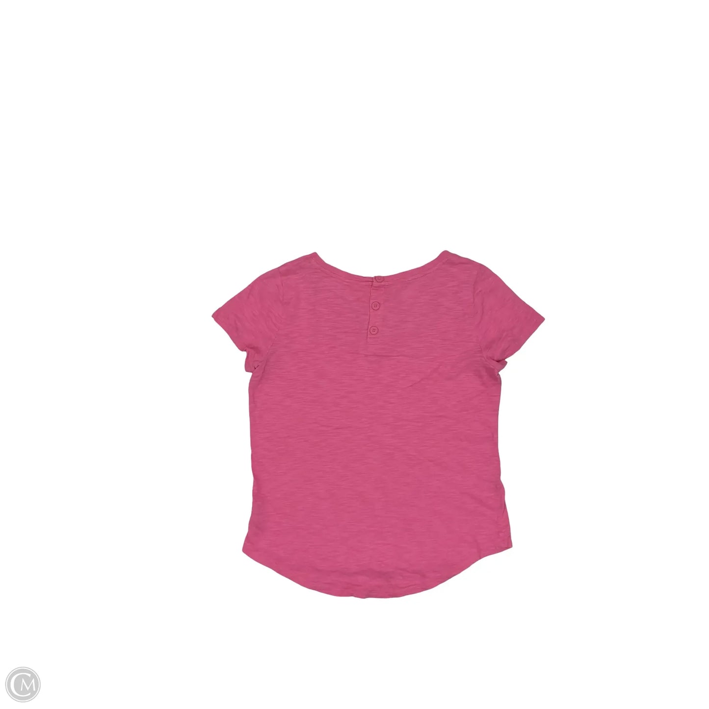 Top Short Sleeve By Talbots In Pink, Size: M