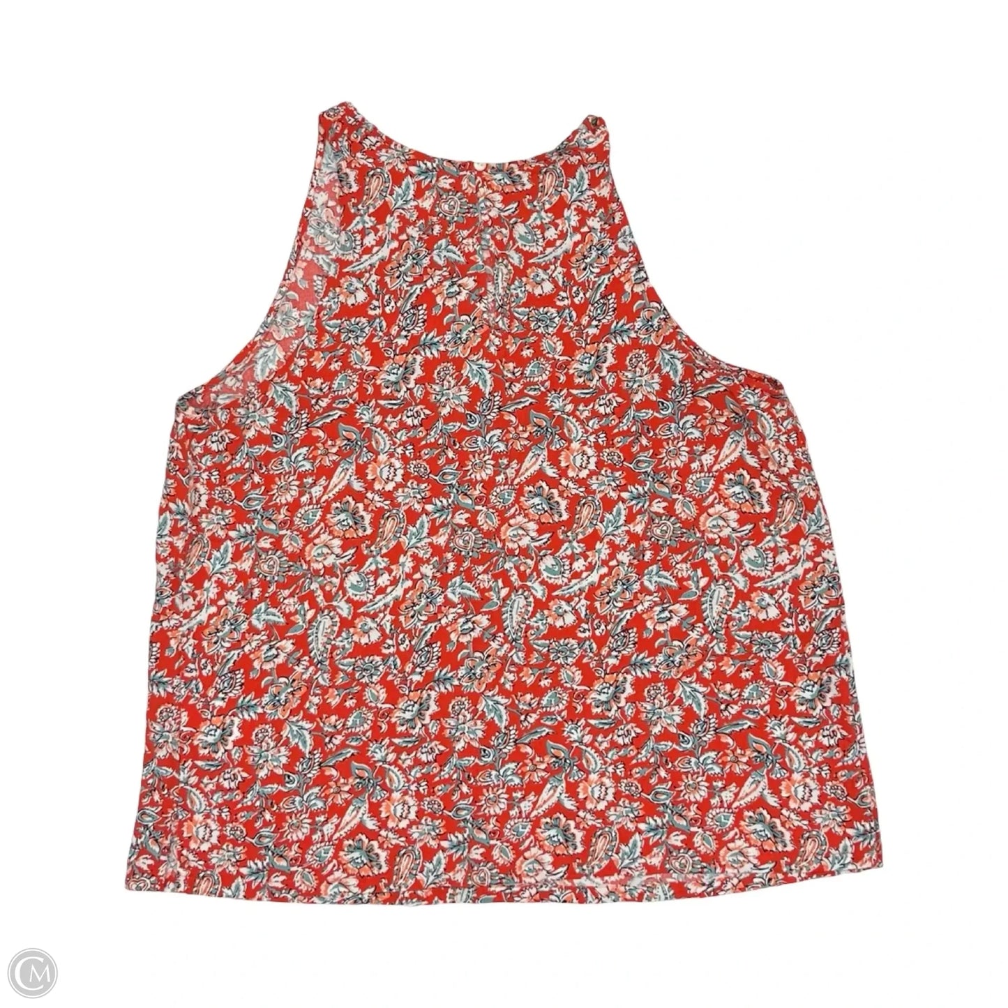 Blouse Sleeveless By Old Navy In Red, Size: L