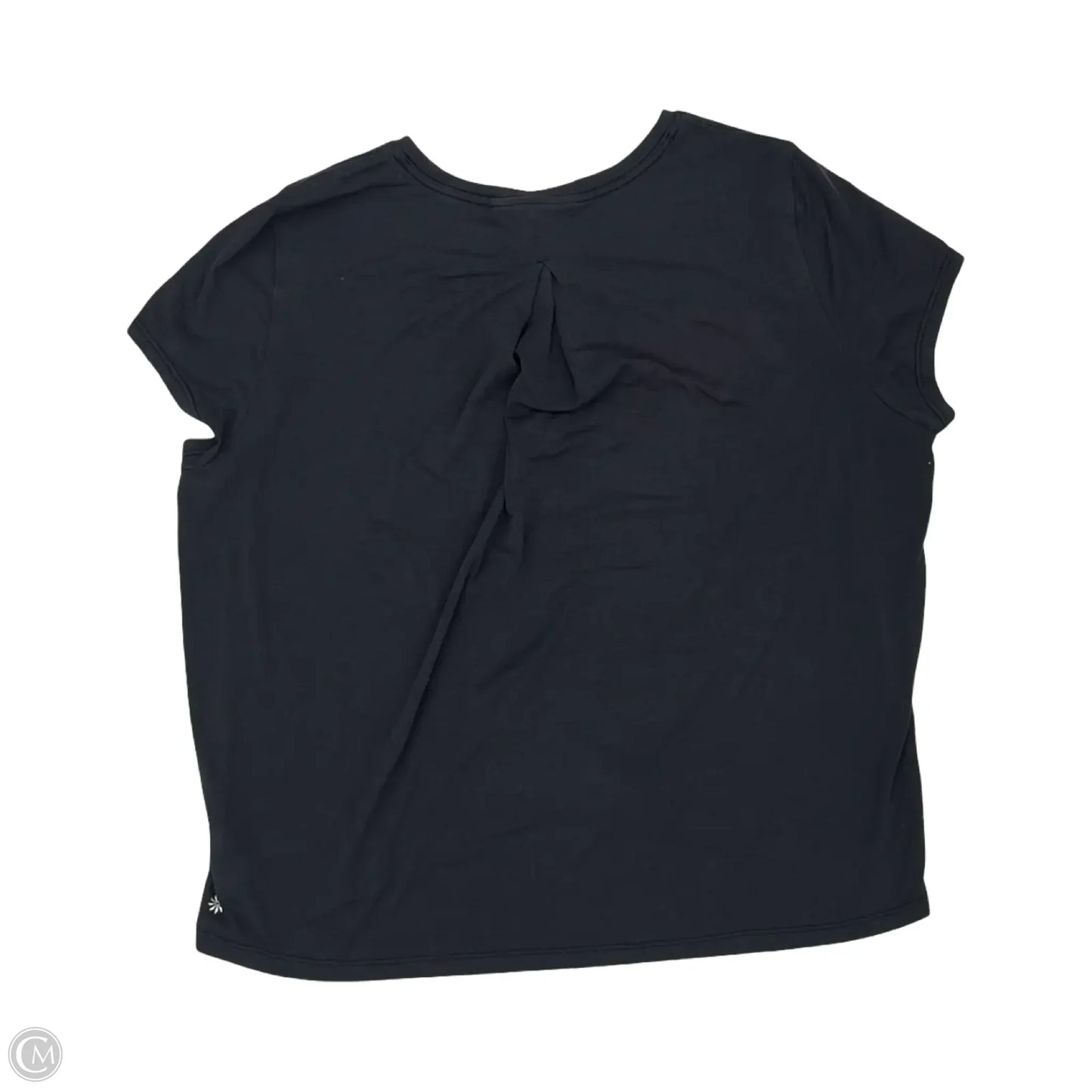 Athletic Top Short Sleeve By Athleta In Navy, Size: M