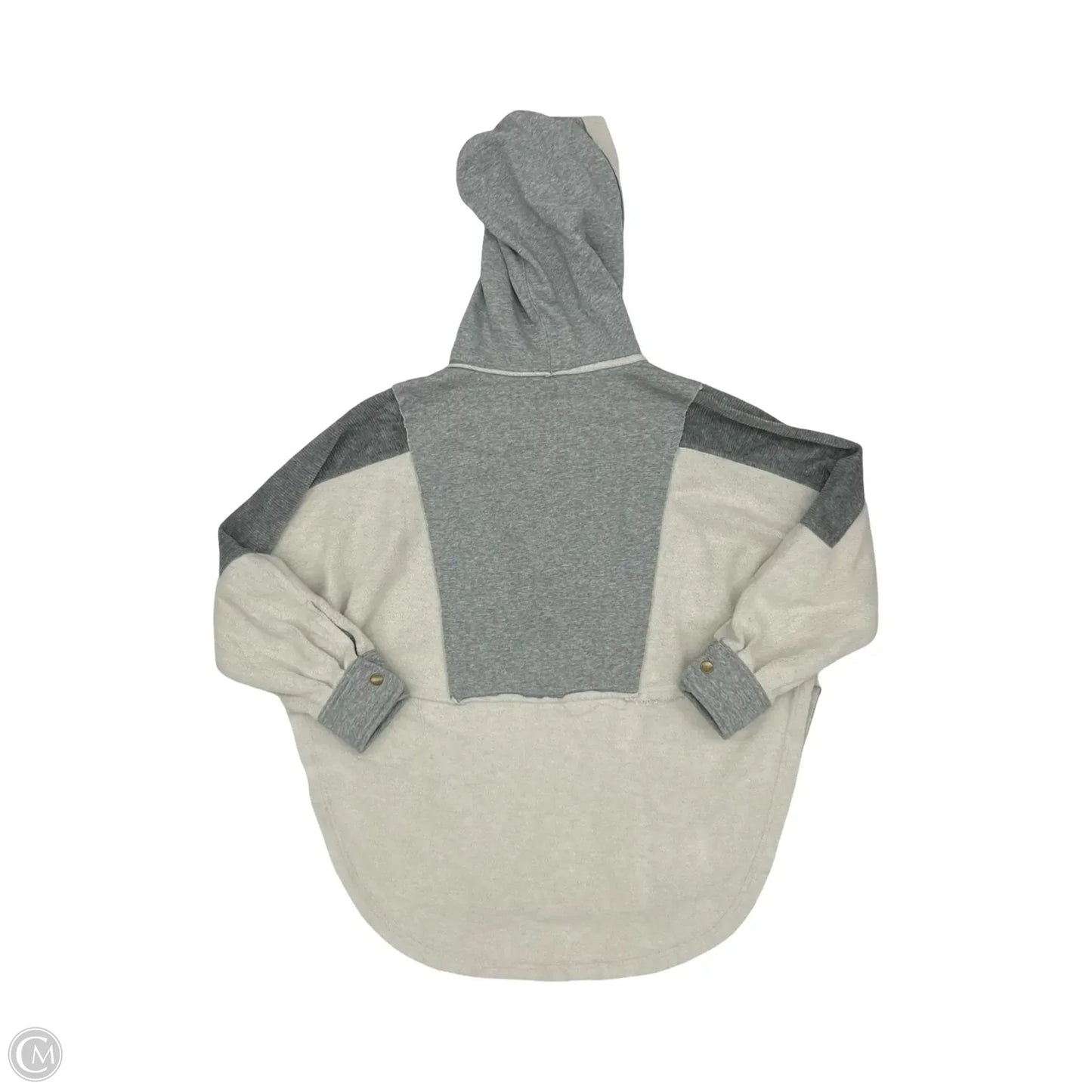 Sweatshirt Hoodie By Clothes Mentor In Grey, Size: S