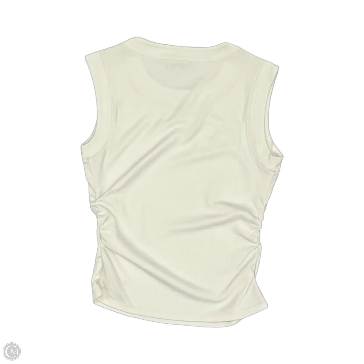 Top Sleeveless By Kut In Cream, Size: S