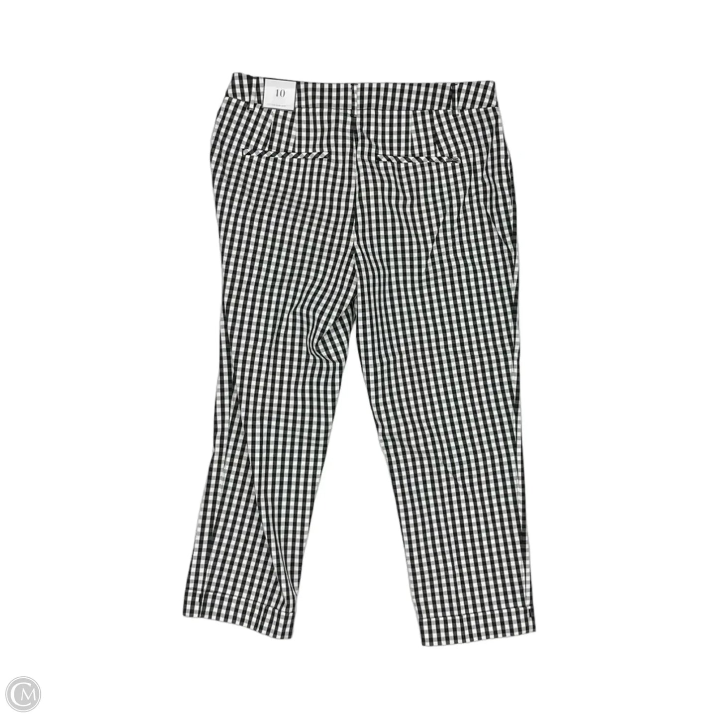 Pants Cropped By White House Black Market In Black & White, Size: 10