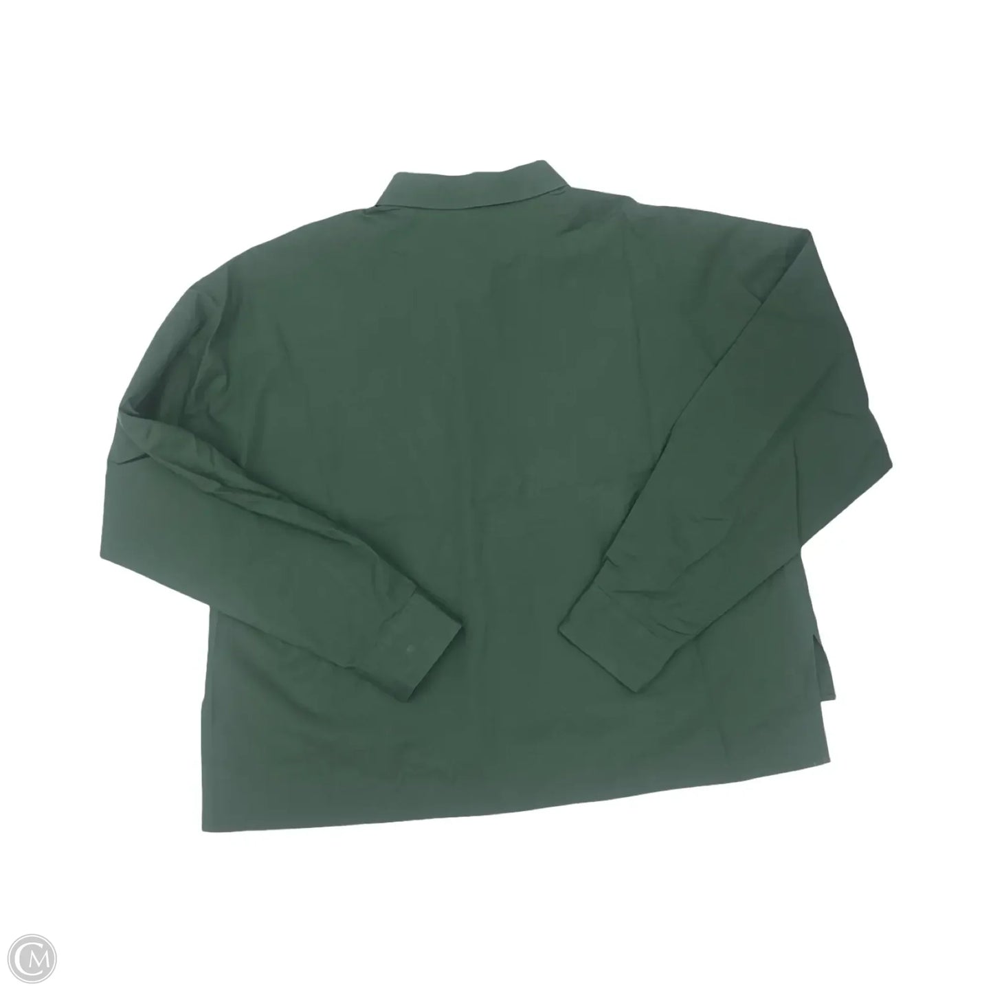 Blouse Long Sleeve By Ann Taylor In Green, Size: M