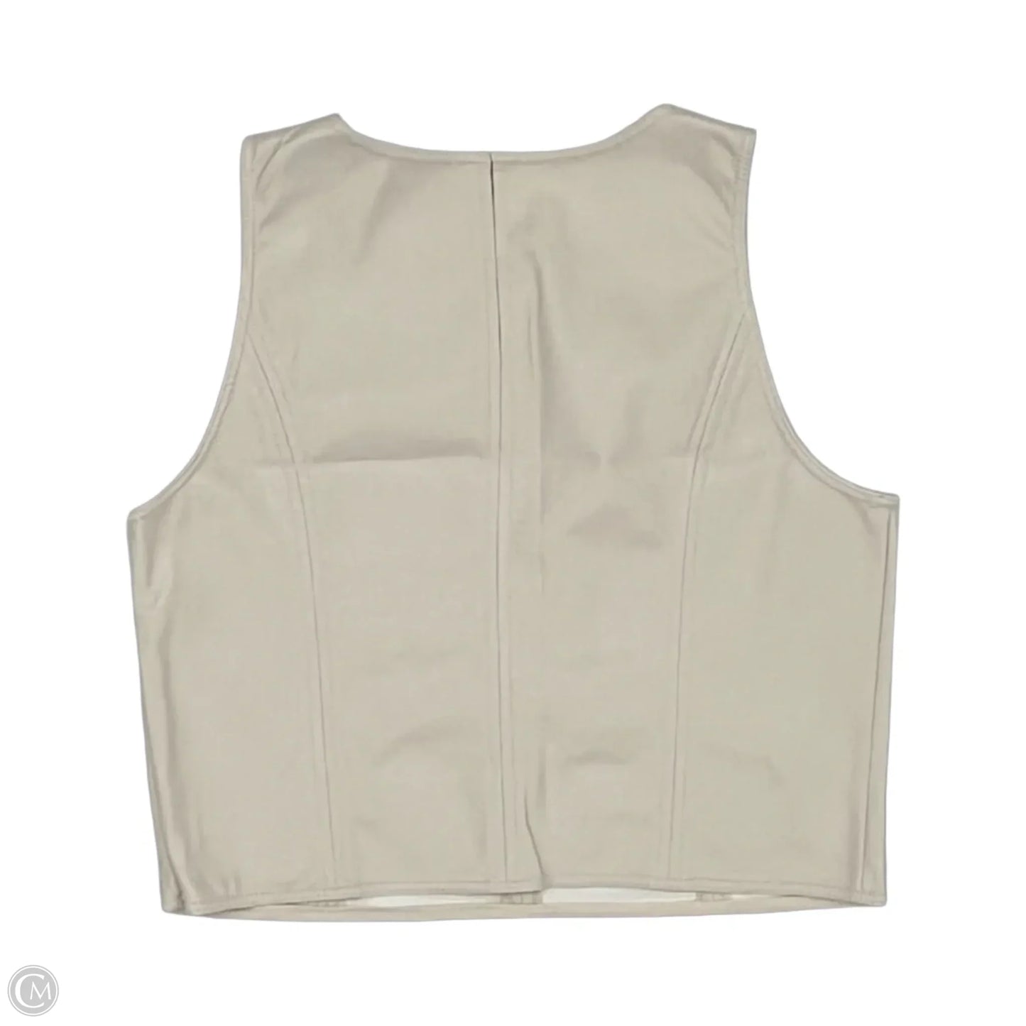Top Sleeveless By Loft In Cream, Size: M