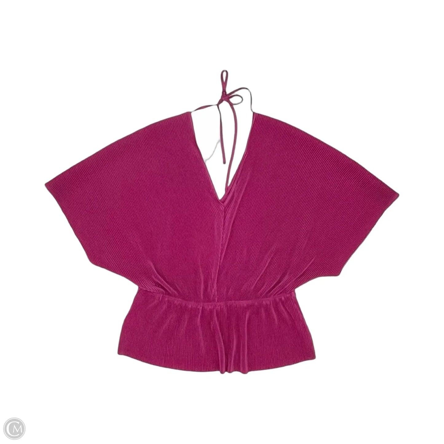 Blouse Short Sleeve By Ro & De In Pink, Size: Xs