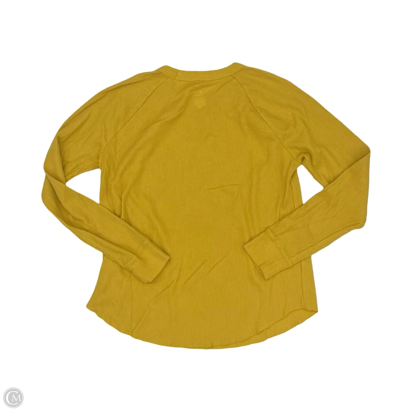 Top Long Sleeve By Sonoma In Gold, Size: S