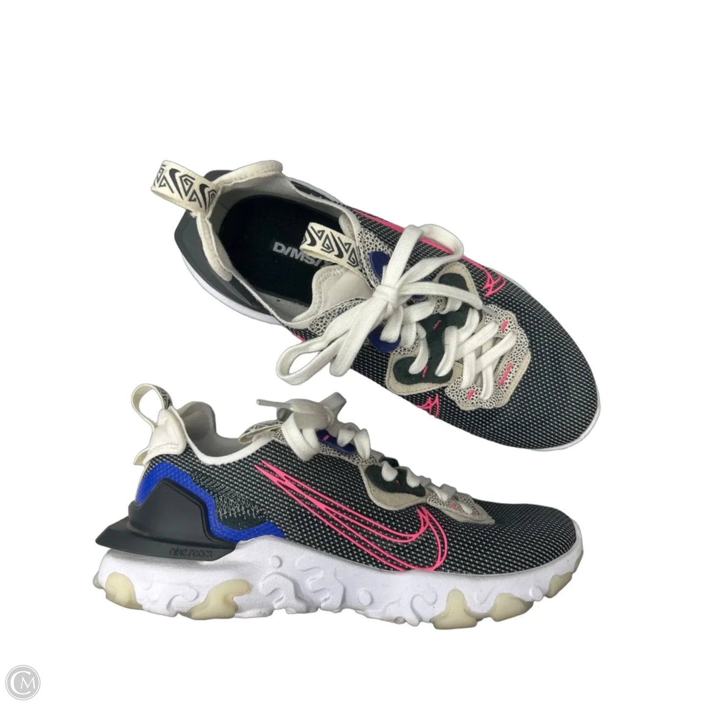 Shoes Athletic By Clothes Mentor In Black & Pink, Size: 9.5