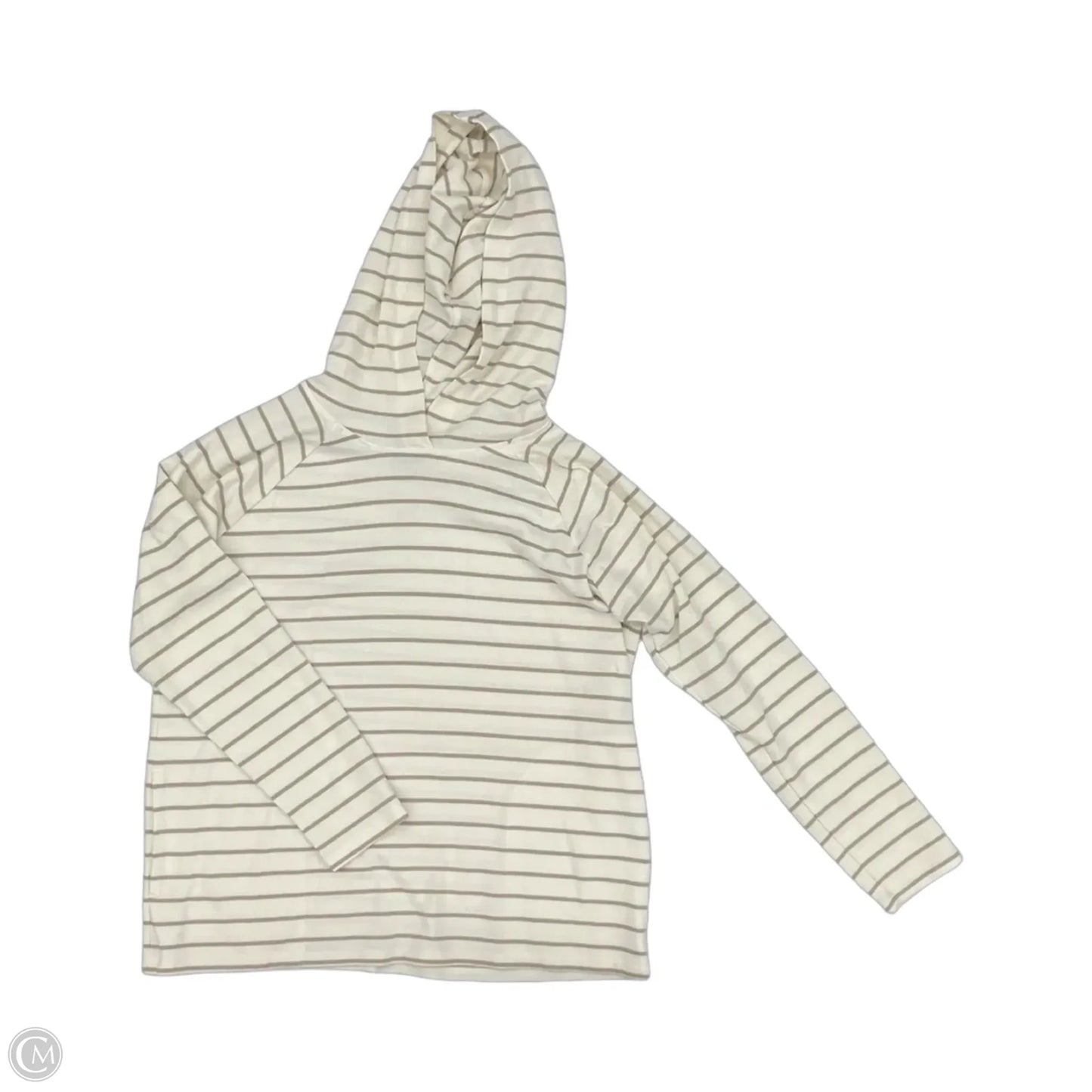 Top Long Sleeve By Clothes Mentor In Cream & Tan, Size: L
