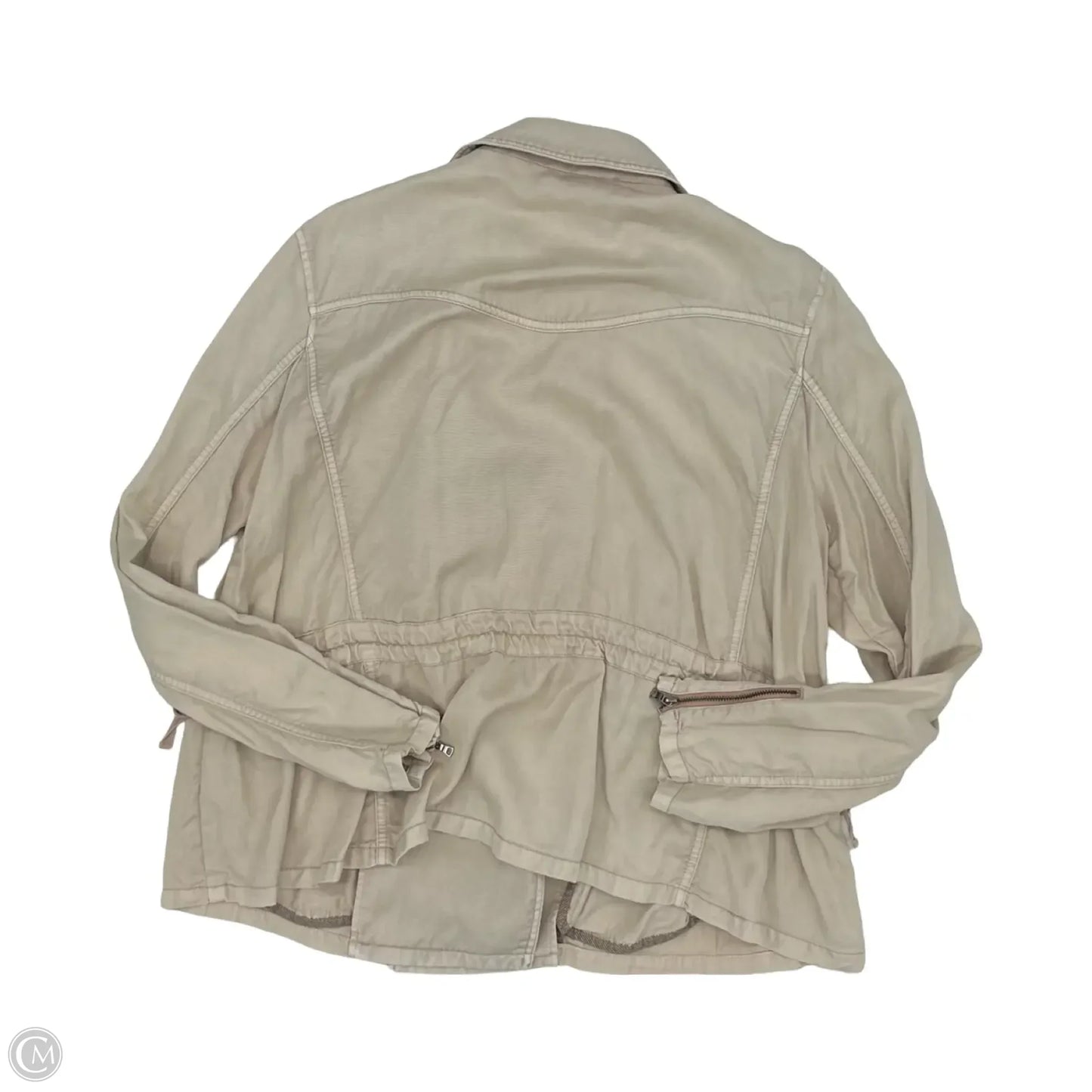 Jacket Denim By Marrakech In Tan Denim, Size: Xl