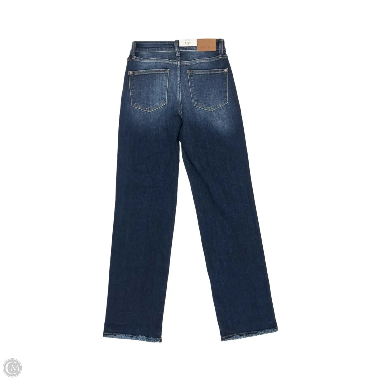 Jeans Straight By Judy Blue In Blue Denim, Size: 4