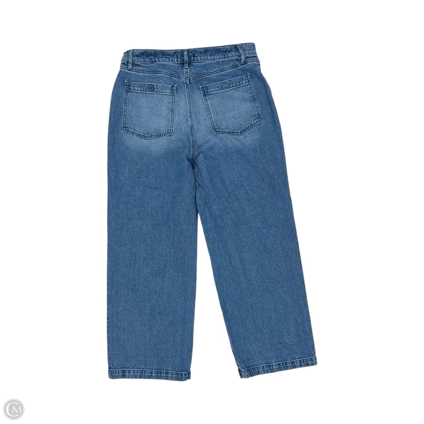 Jeans Wide Leg By Loft In Blue Denim, Size: 12