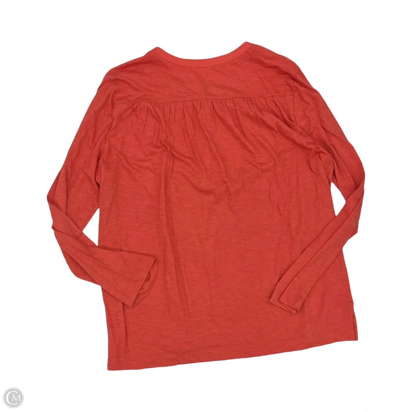 Top Long Sleeve By Loft In Orange, Size: Xl