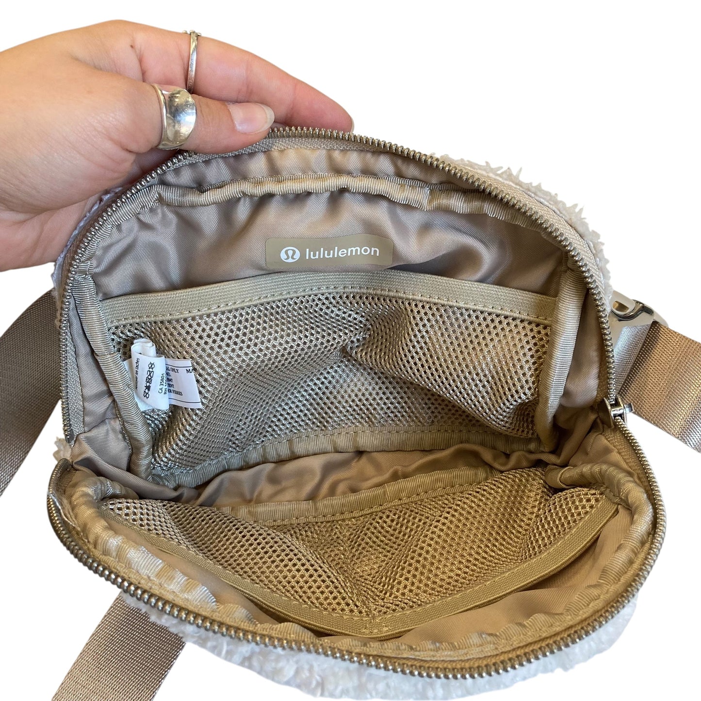 Belt Bag By Lululemon In Ivory, Size:Medium