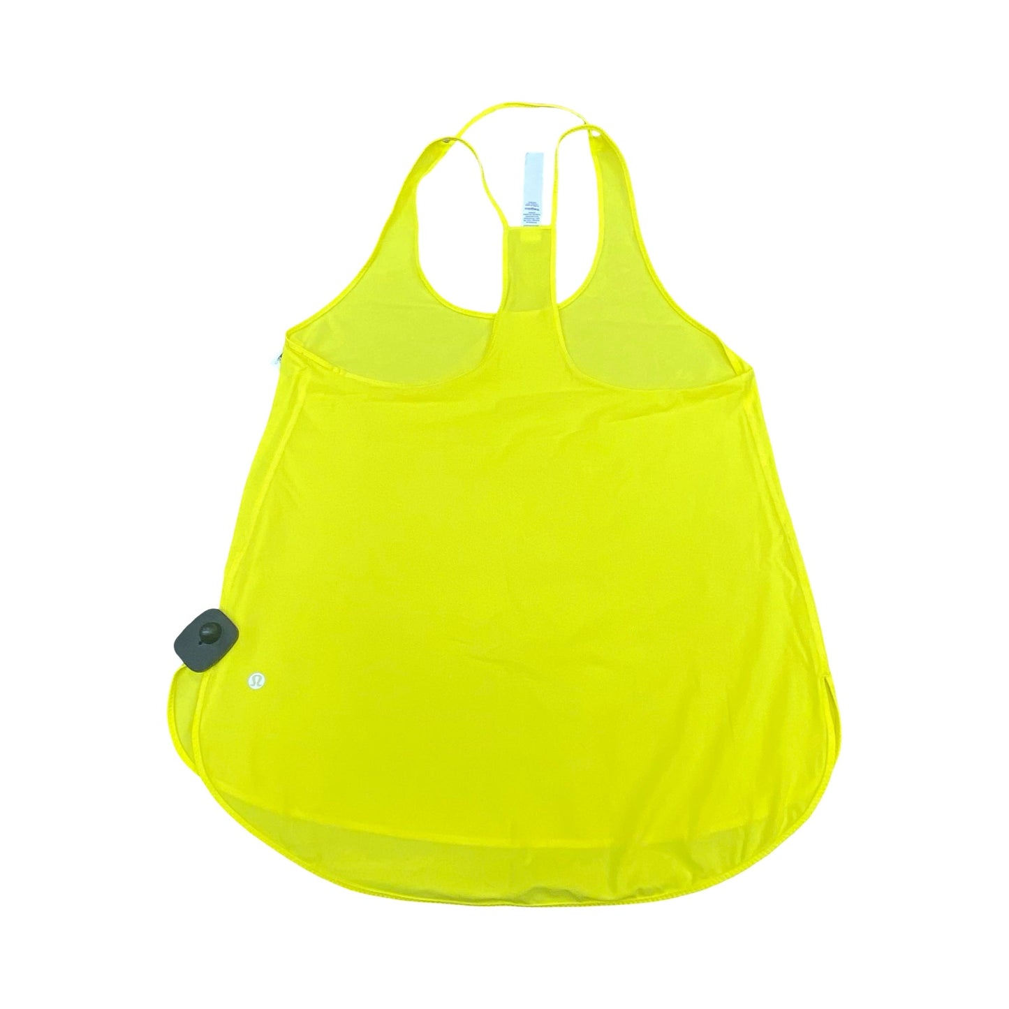 Athletic Tank Top By Lululemon In Yellow, Size:6