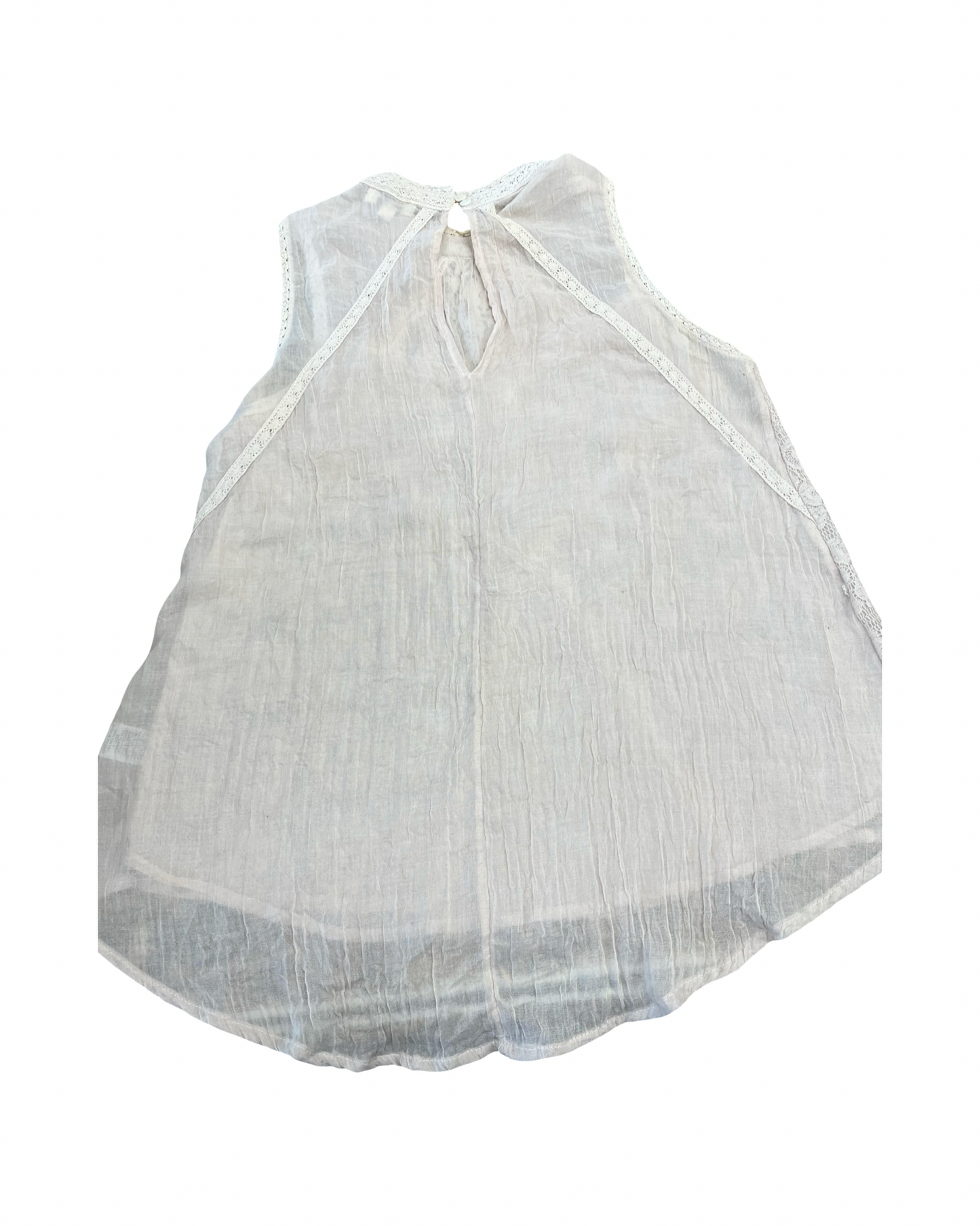 Top Sleeveless By Umgee In Cream, Size:S