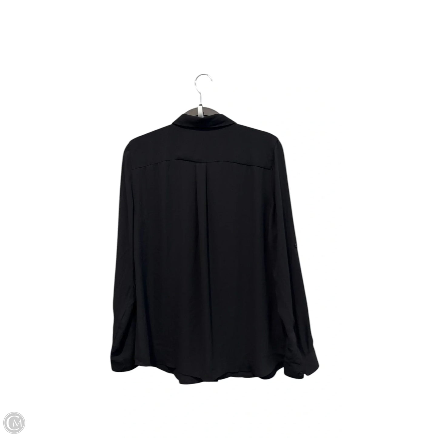 Blouse Long Sleeve By Loft In Black, Size: M