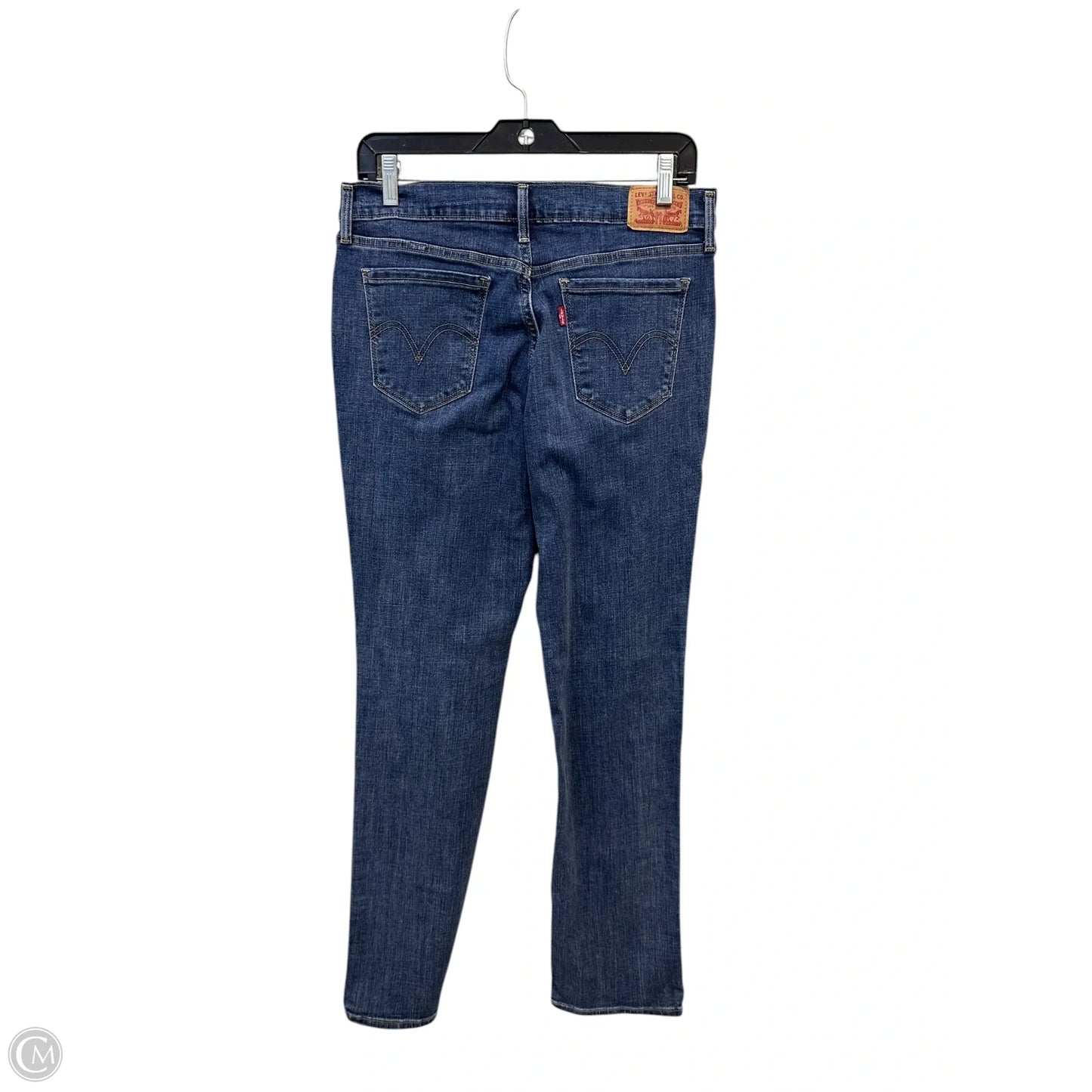 Jeans Straight By Levis In Blue Denim, Size: 6