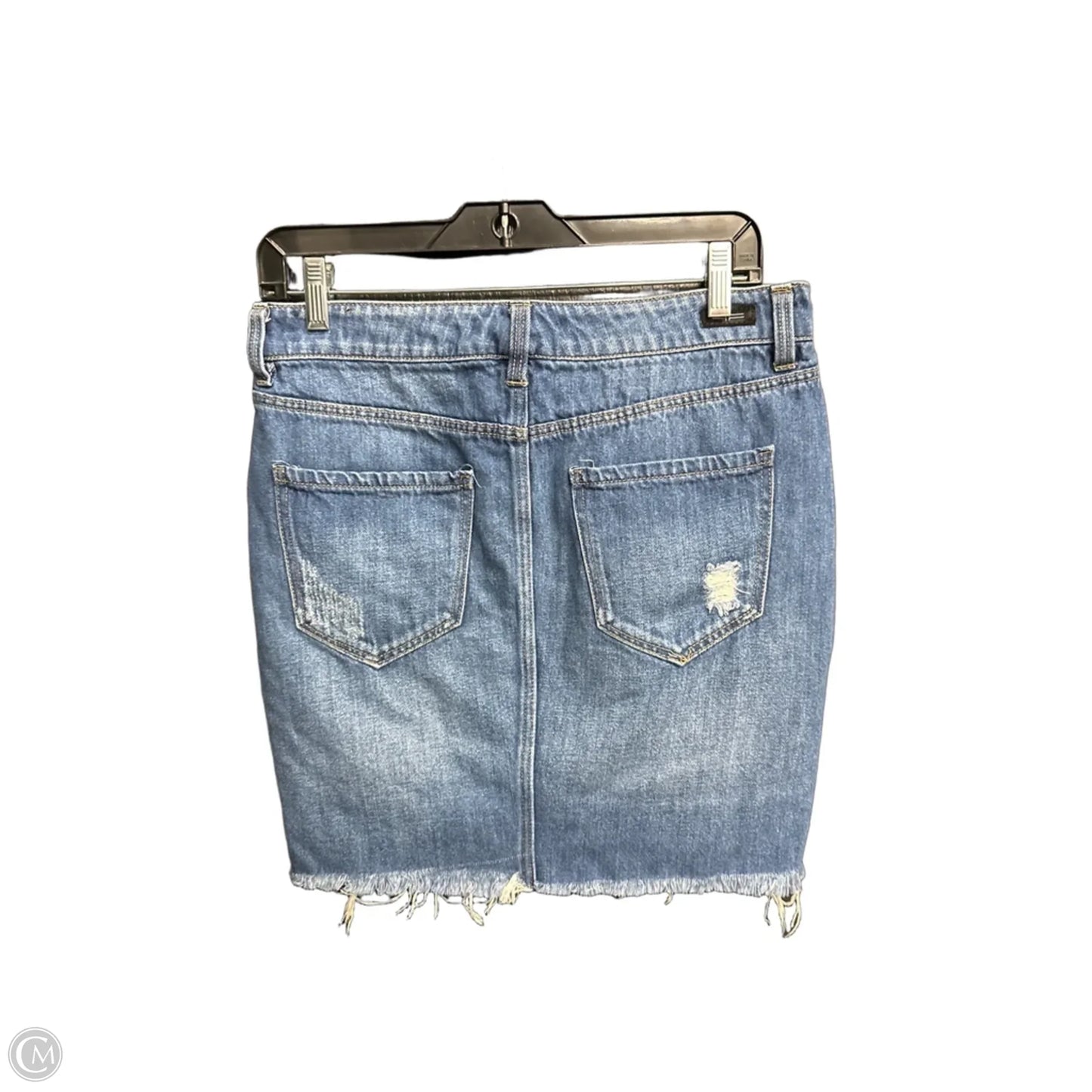 Skirt Mini & Short By Liverpool In Blue Denim, Size: 4