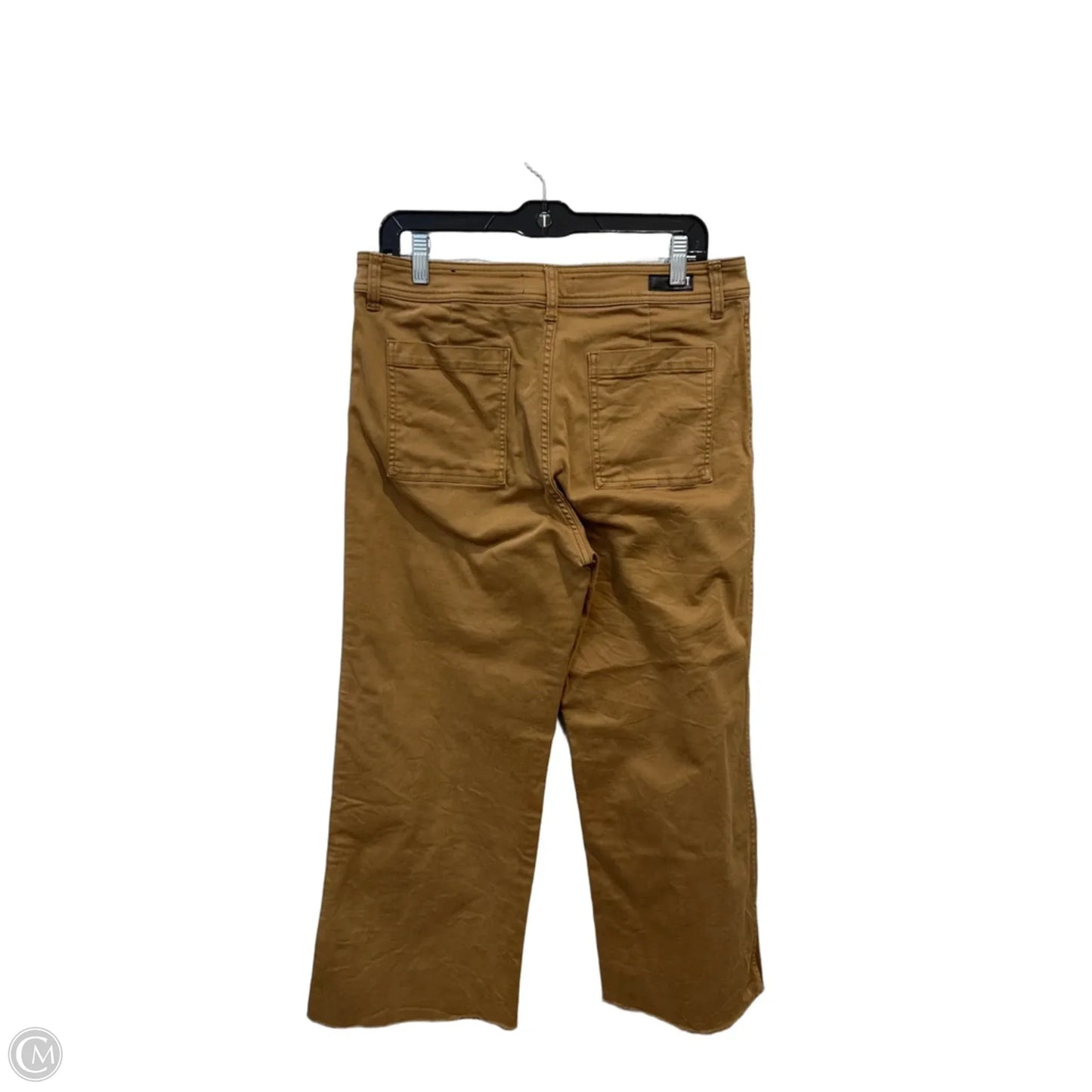 Jeans Cropped By Kut In Brown Denim, Size: 12
