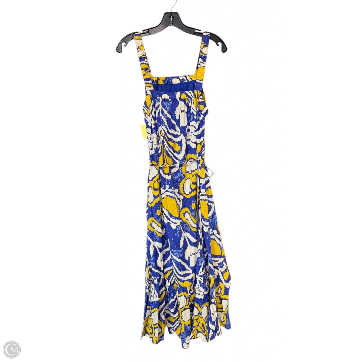 Dress Casual Maxi By Cleobella In Blue & Yellow, Size: S