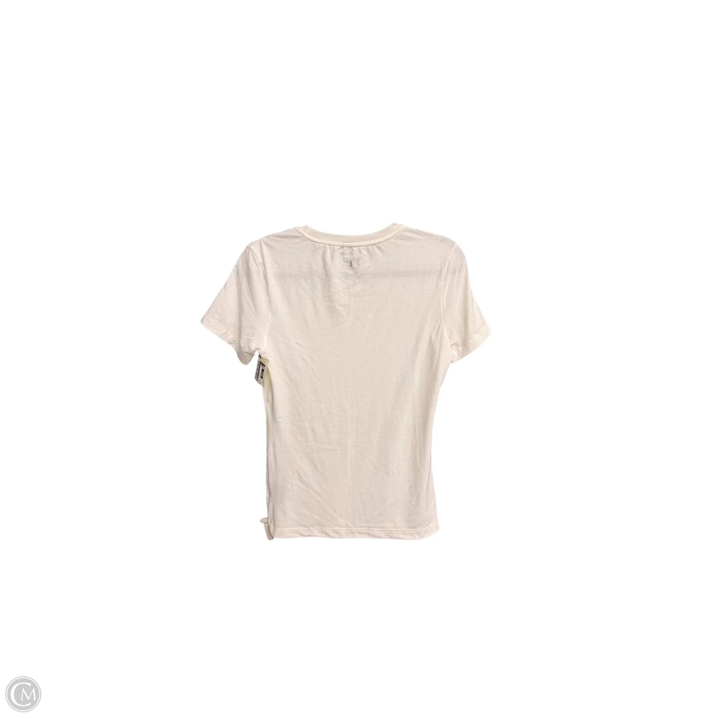 Athletic Top Short Sleeve By Nobull In White, Size: S