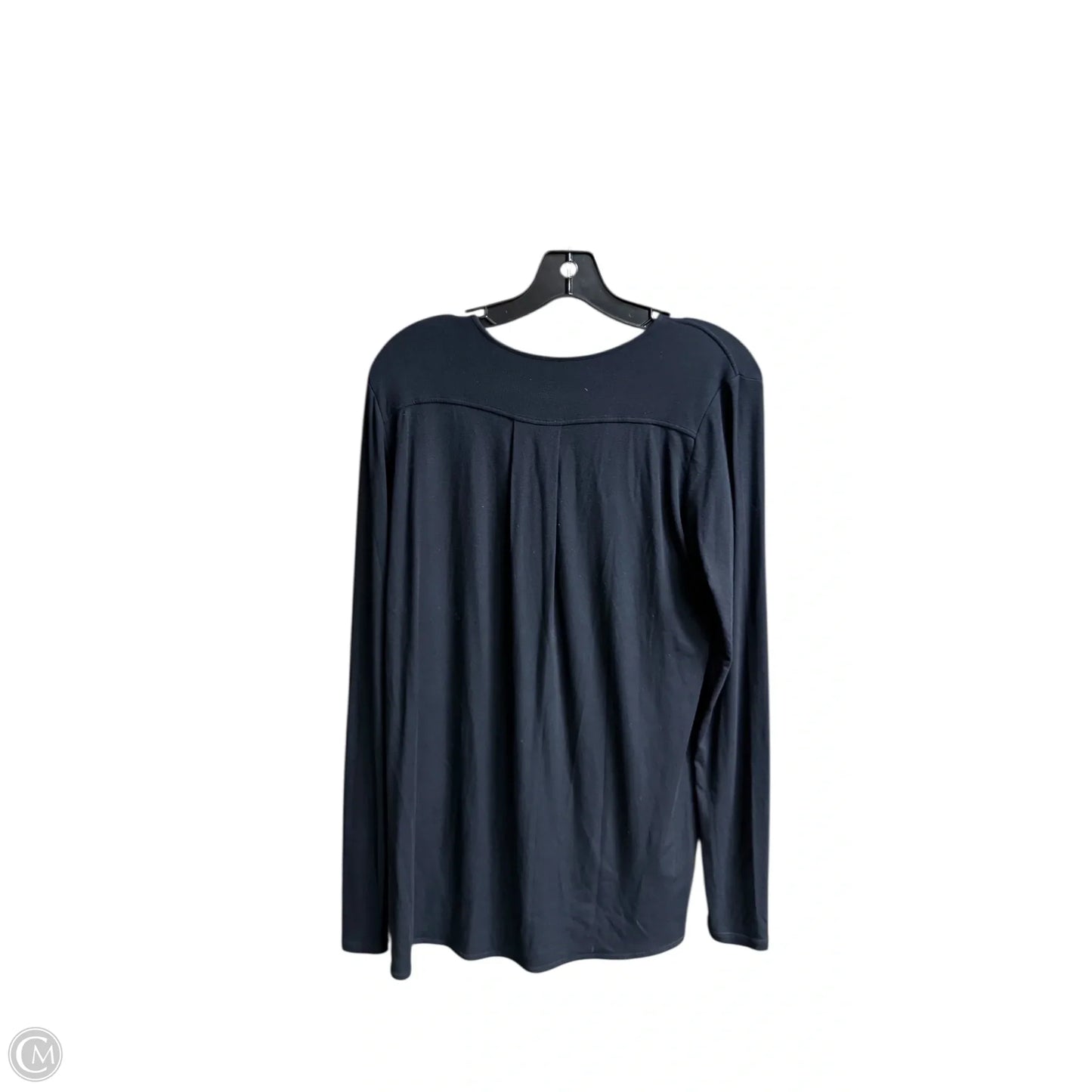 Top Long Sleeve By Theory In Black, Size: S