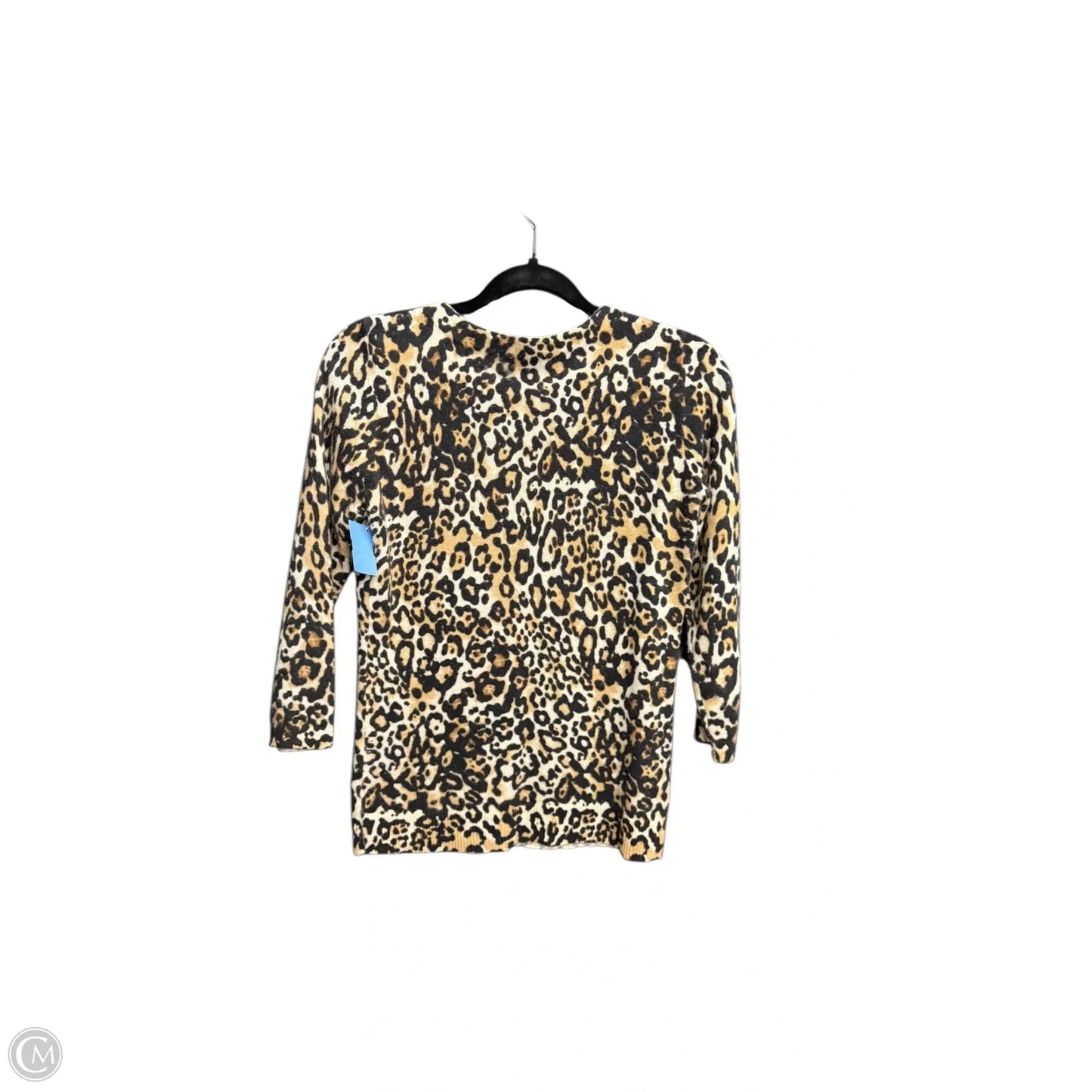 Sweater By Talbots In Leopard Print, Size: Xs