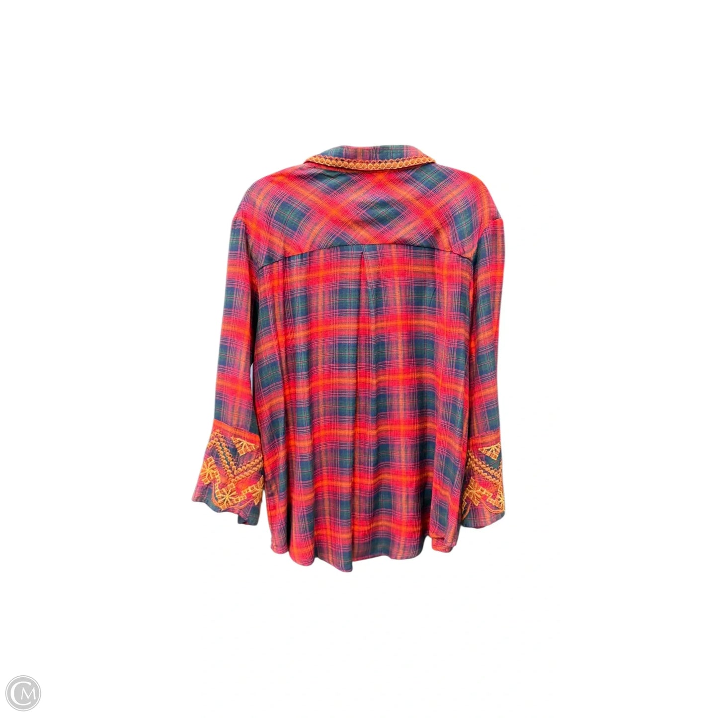 Top Long Sleeve By Clothes Mentor In Floral Print, Size: L