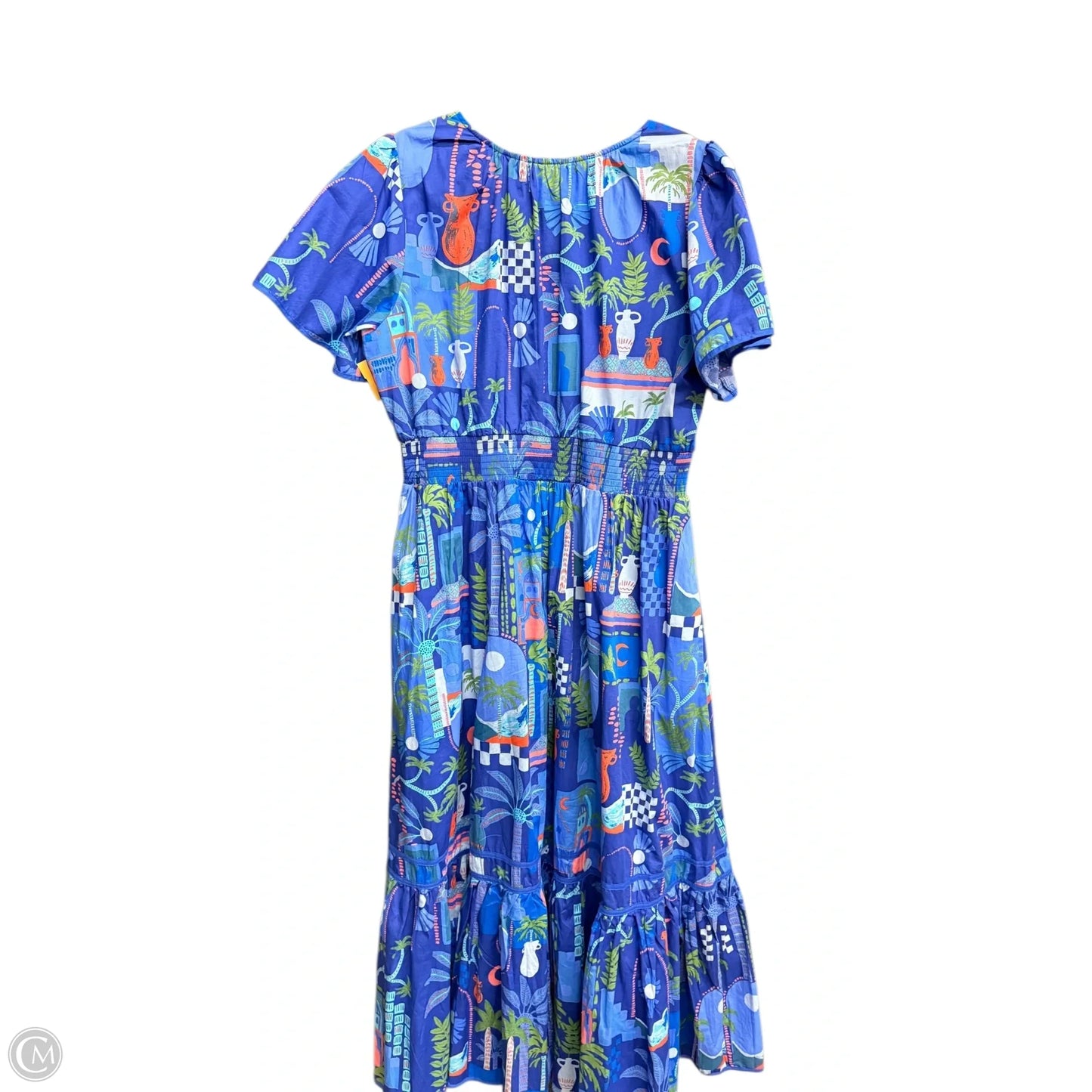 Dress Casual Maxi By Sugar Lips In Blue, Size: 2x