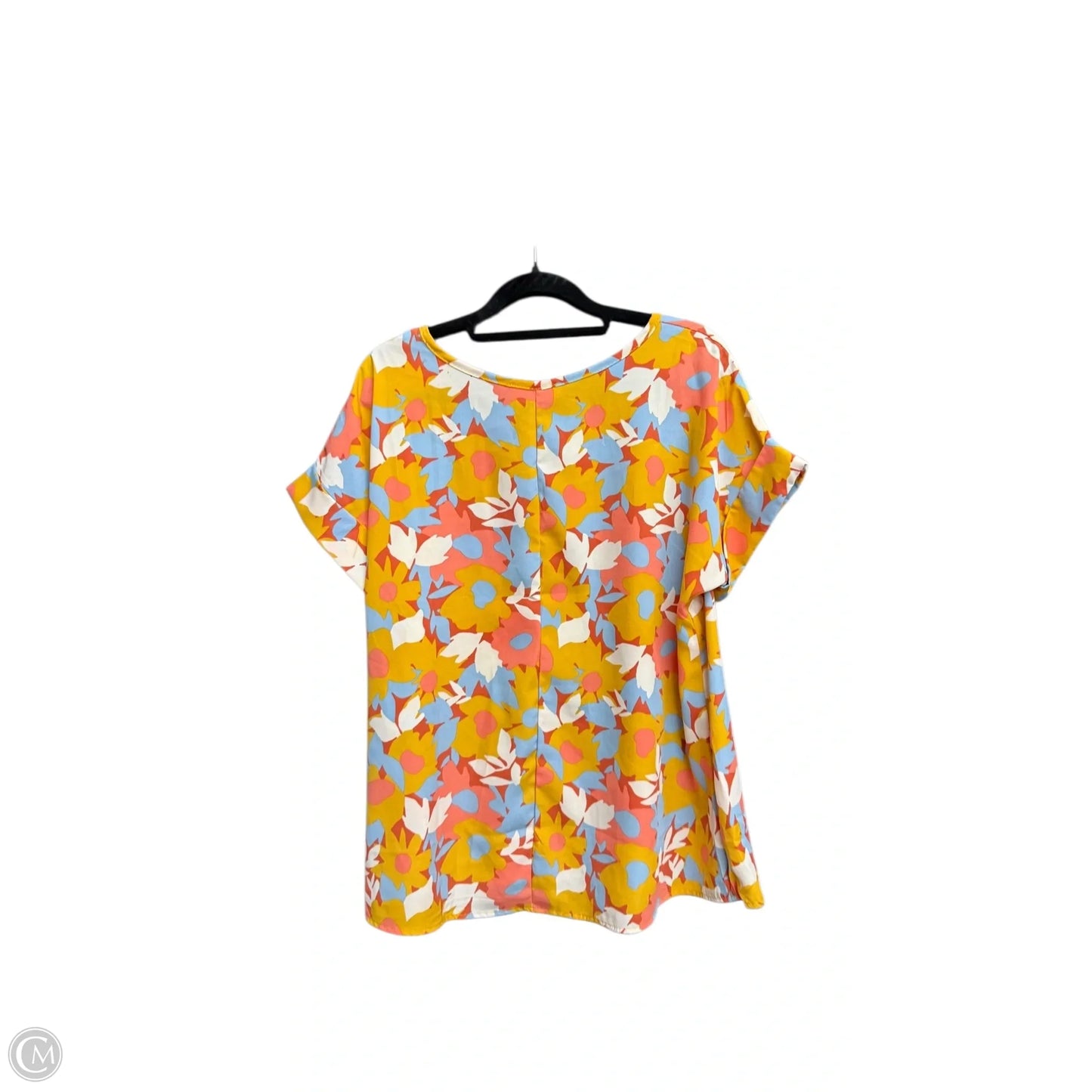 Top Short Sleeve By Entro In Floral Print, Size: M