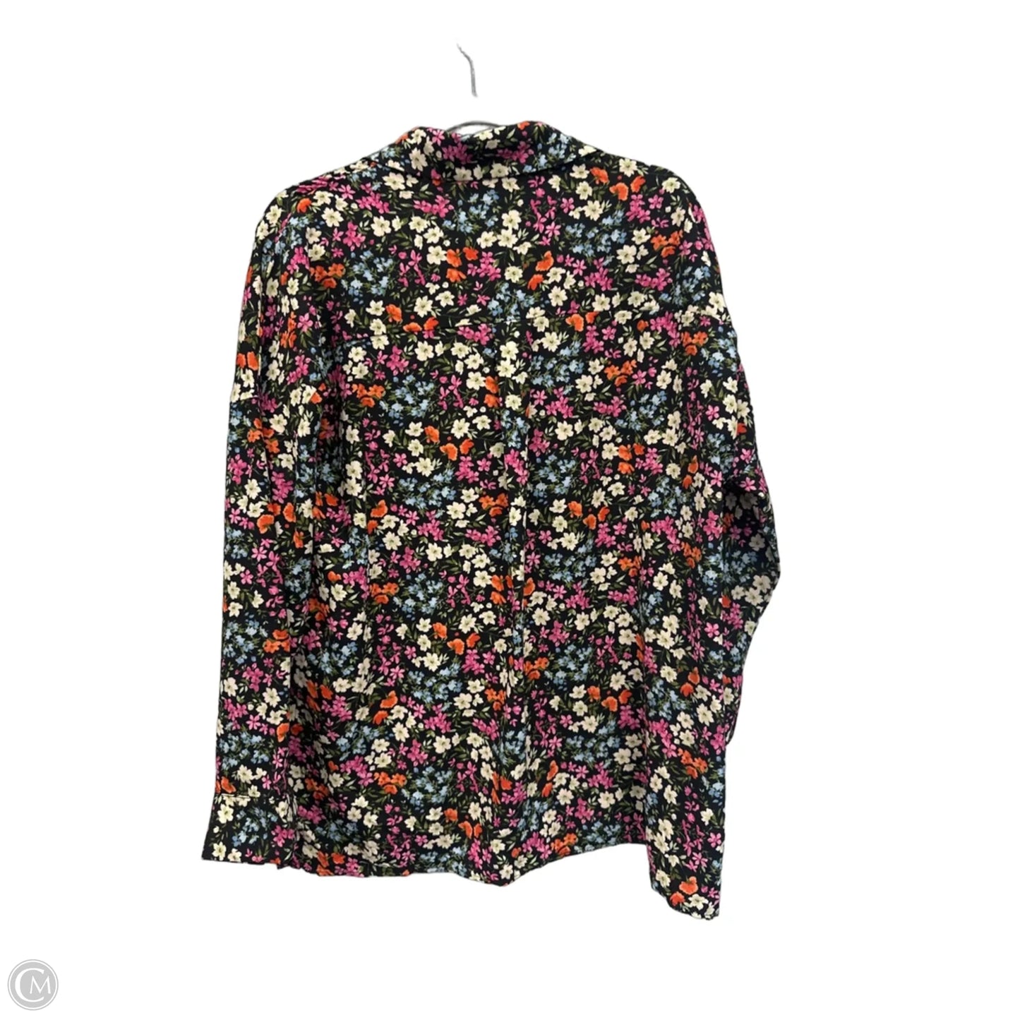 Blouse Long Sleeve By Emily Wonder In Floral Print, Size: S