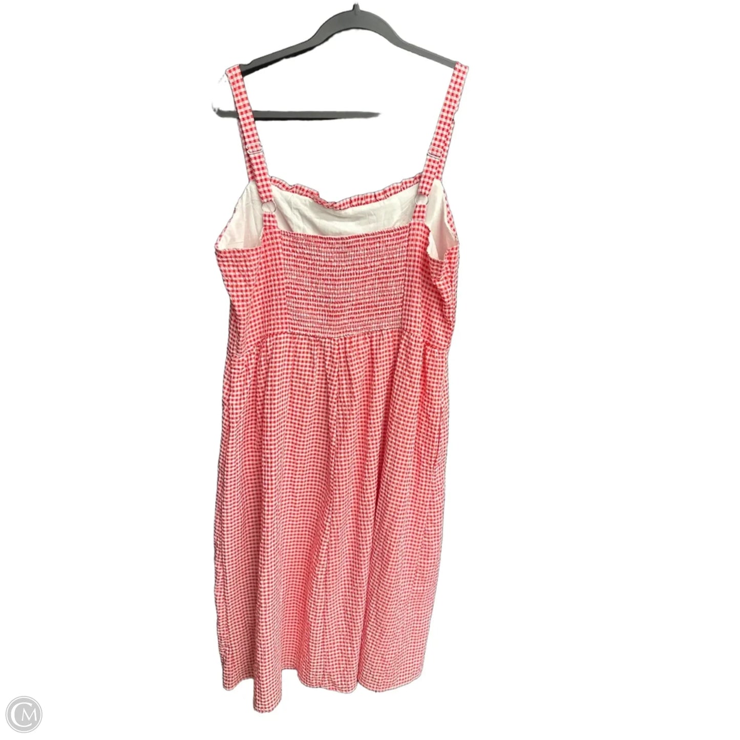 Dress Casual Midi By Wild Fable In Red & White, Size: Xl