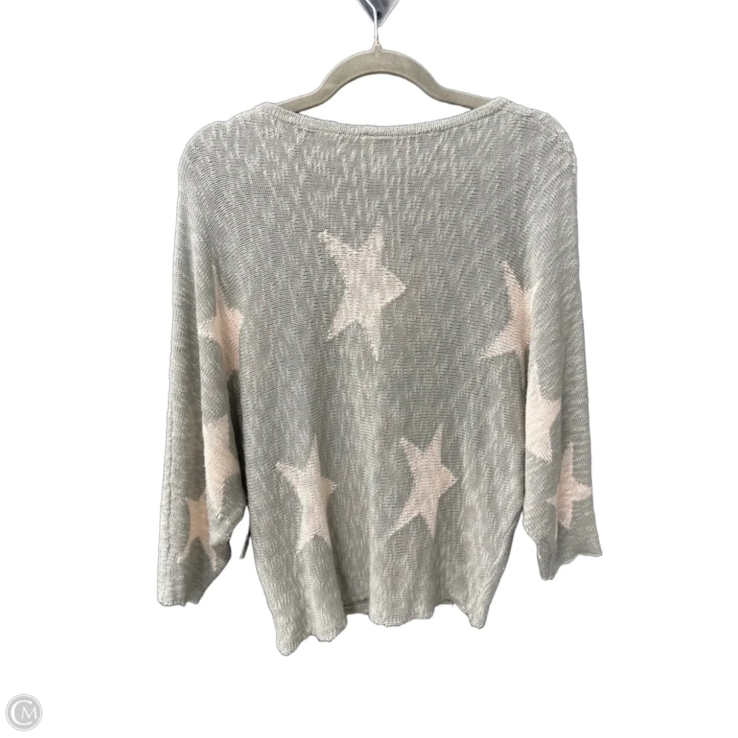 Sweater By Wishlist In Grey & Pink, Size: S