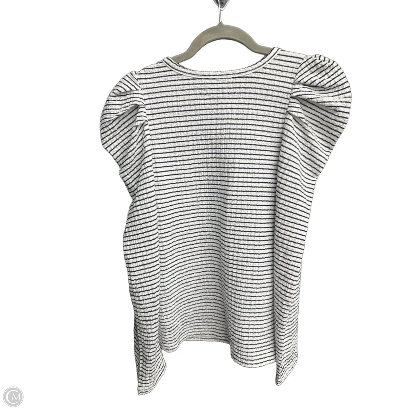 Top Long Sleeve By Loft In Striped Pattern, Size: Xs