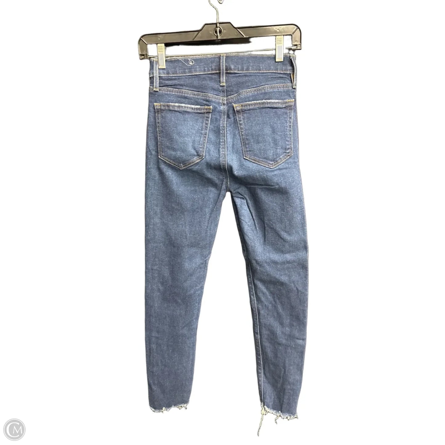 Jeans Skinny By Loft In Blue Denim, Size: 0p