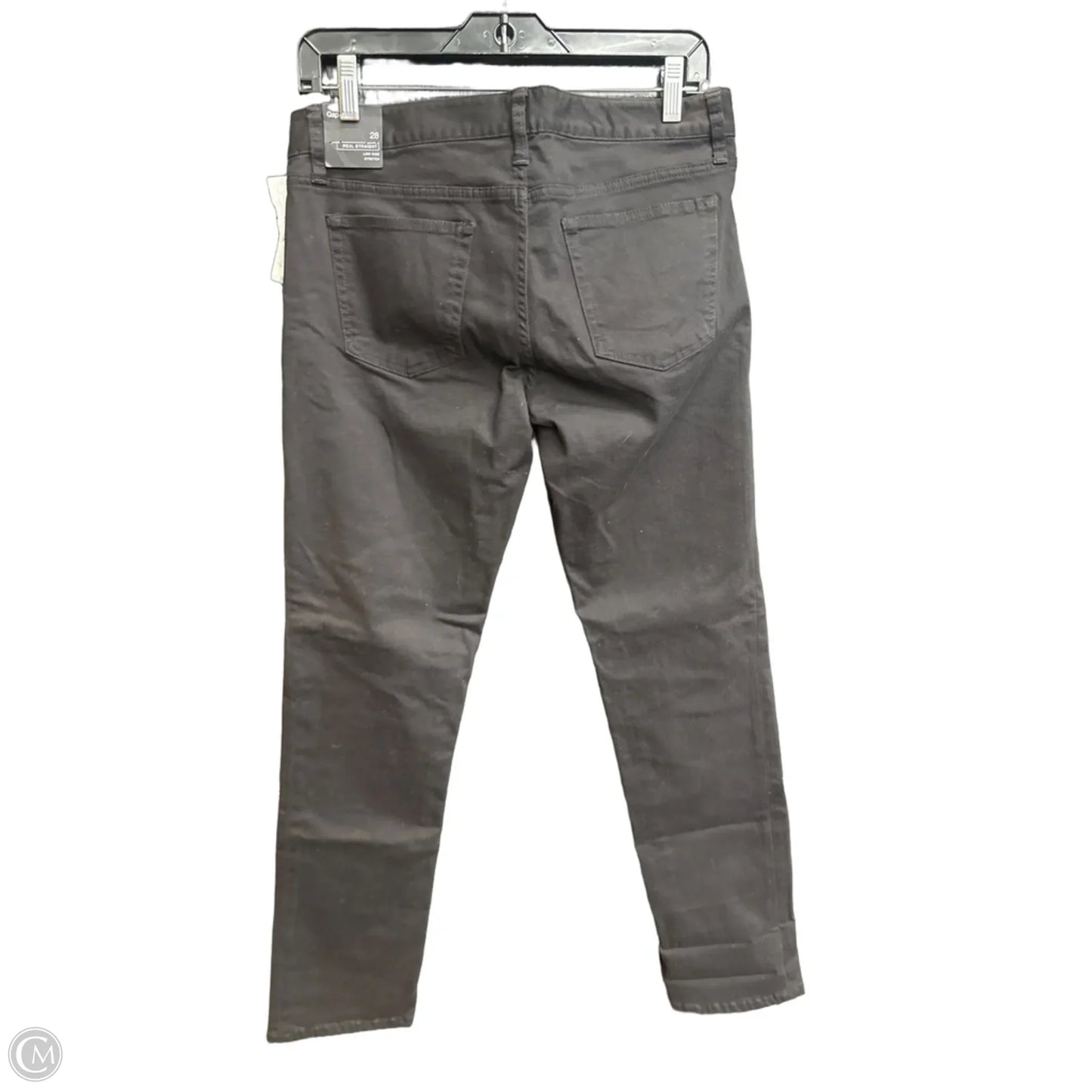 Jeans Straight By Gap In Black, Size: 6