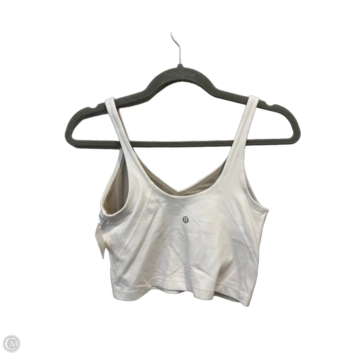 Athletic Tank Top By Lululemon In White, Size: S