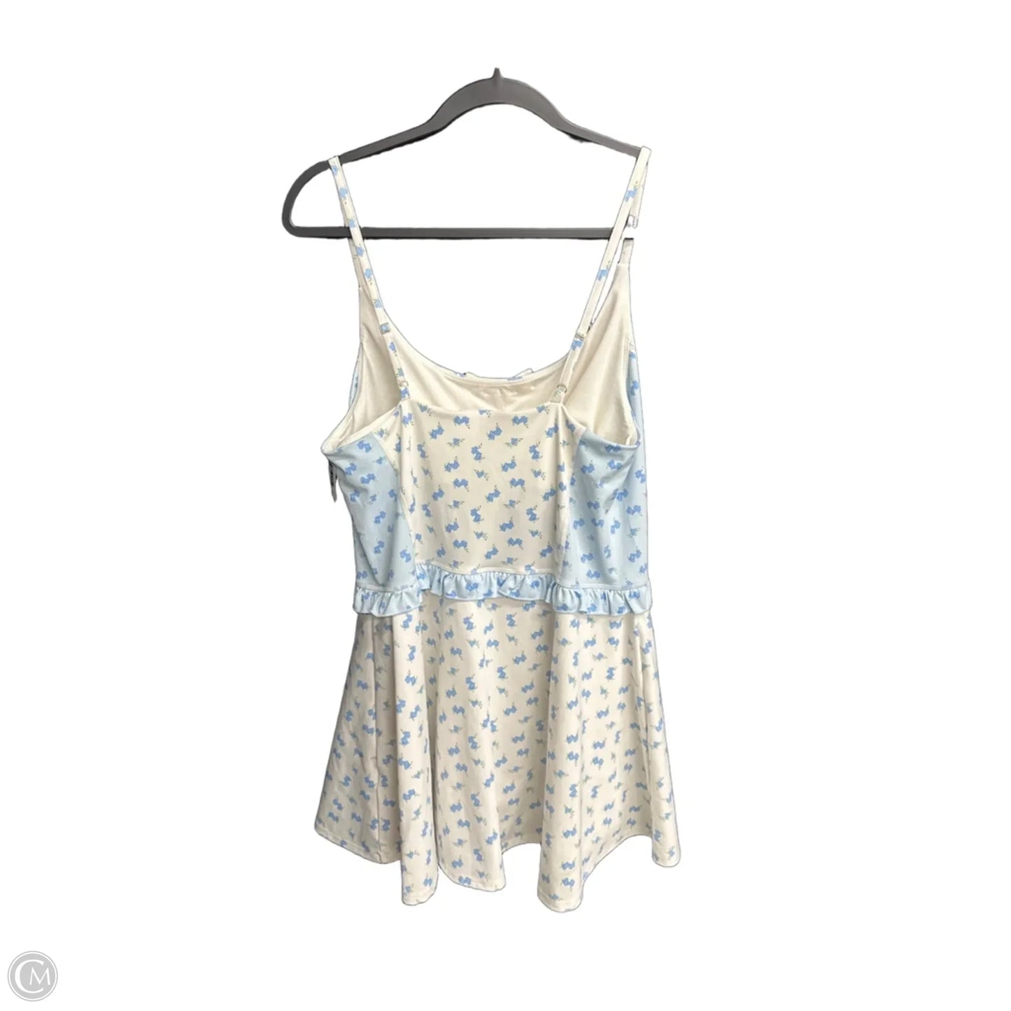 Athletic Dress By Clothes Mentor In Blue & White, Size: L
