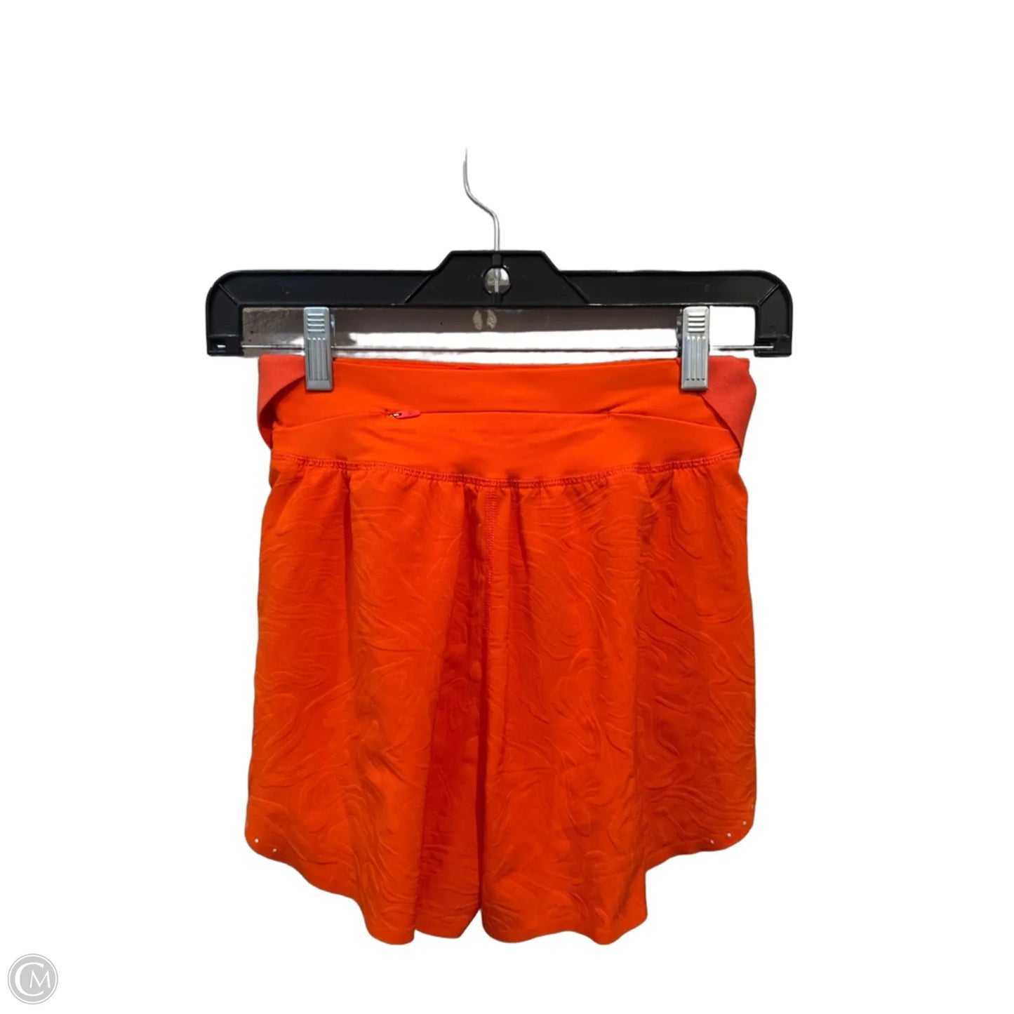 Athletic Shorts By Lululemon In Orange, Size: Xs