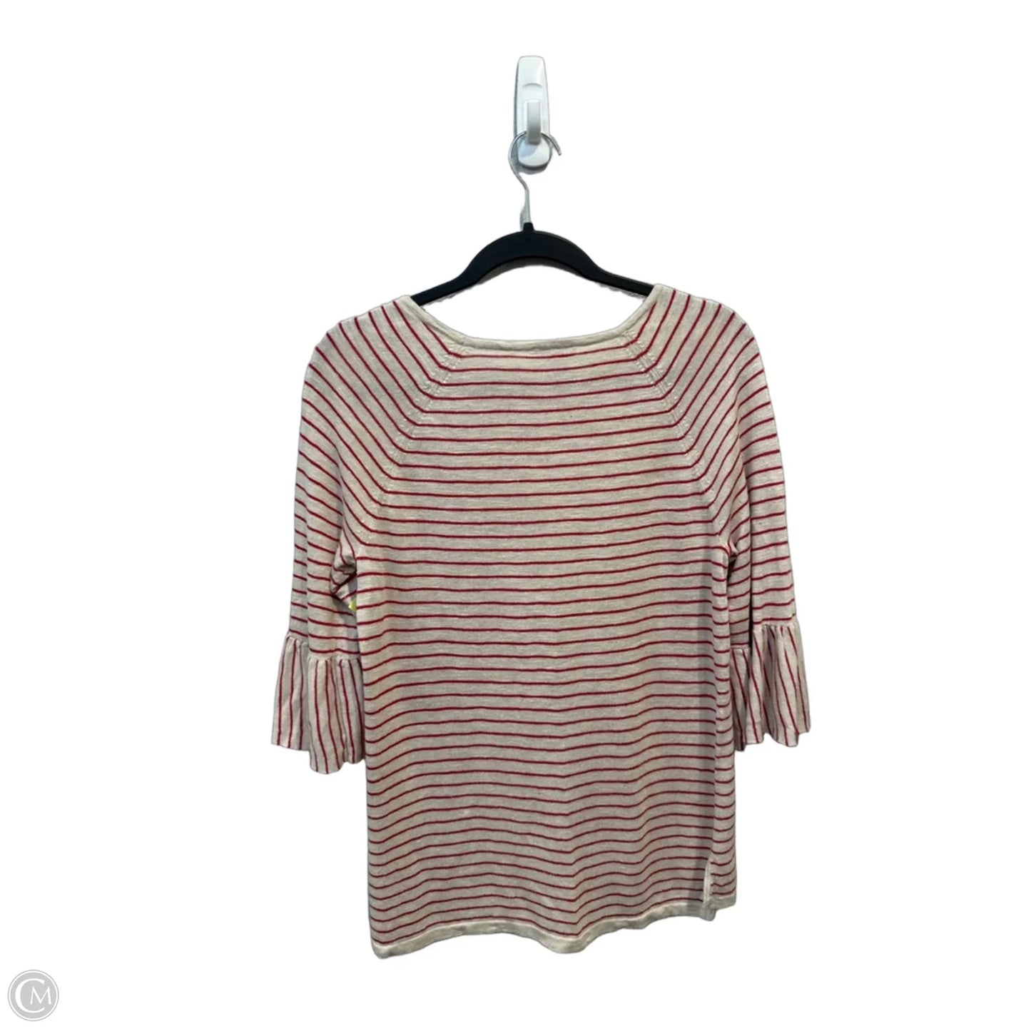 Top Short Sleeve By J. Jill In Striped Pattern, Size: M