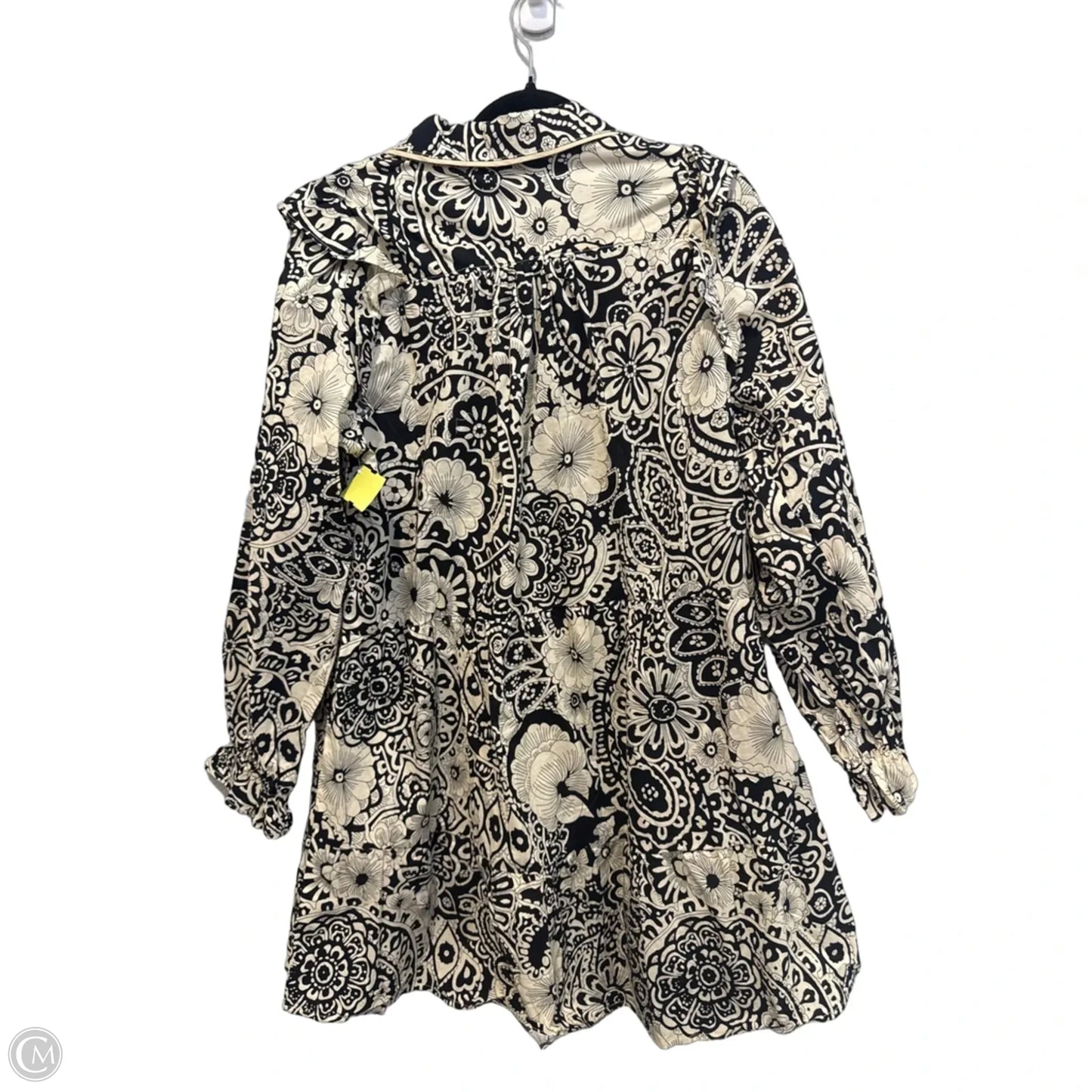 Dress Casual Short By Umgee In Black & Cream, Size: M