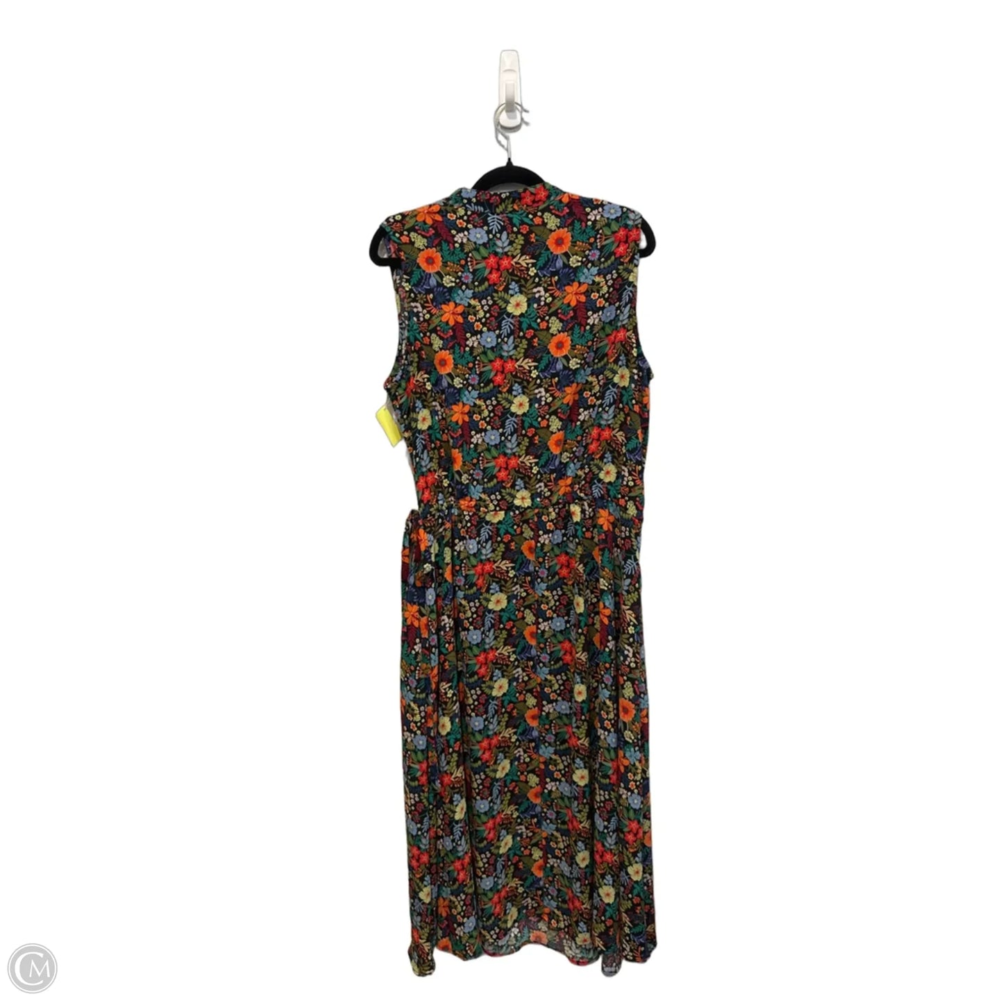 Dress Casual Midi By Anne Klein In Floral Print, Size: M