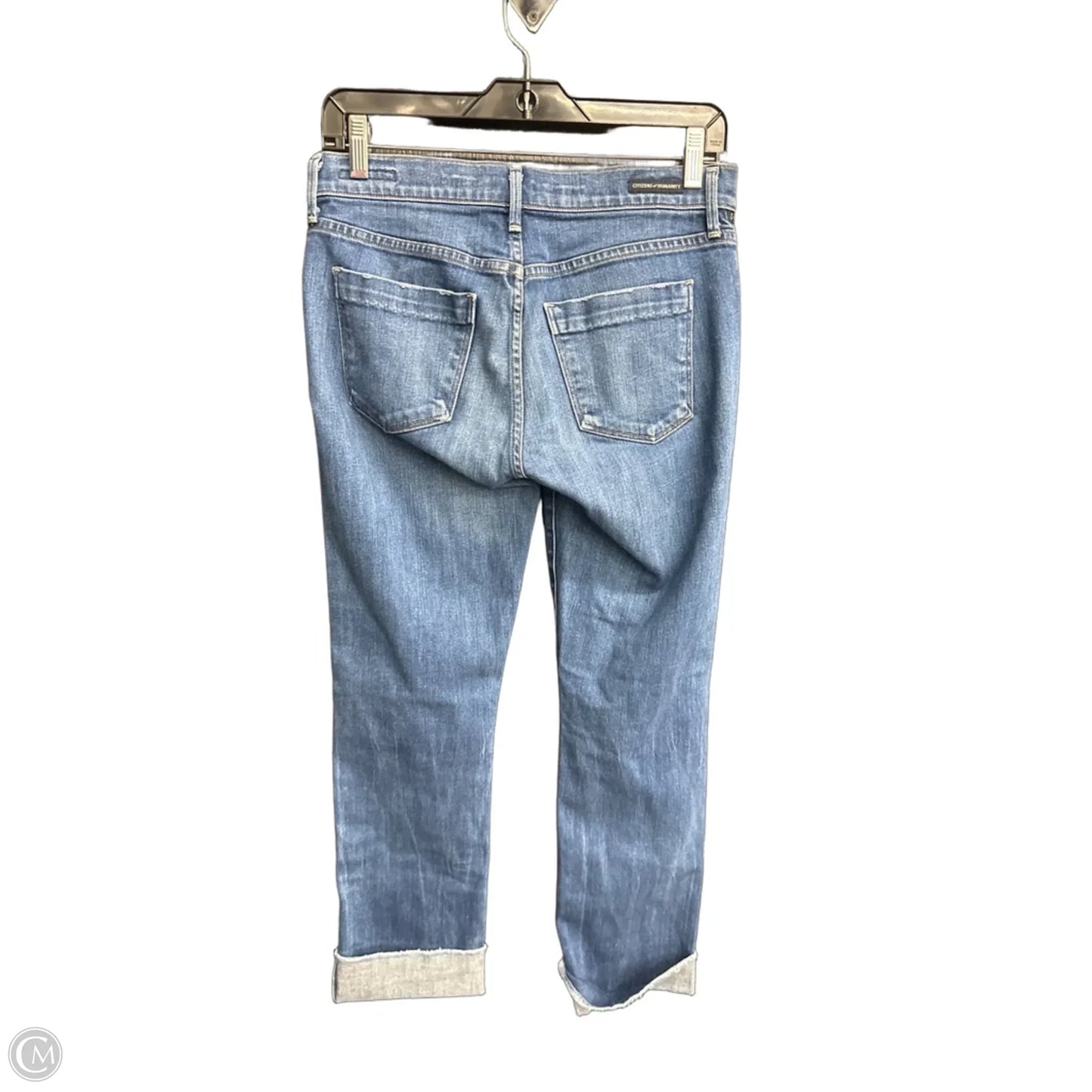 Jeans Straight By Citizens Of Humanity In Blue Denim, Size: 4