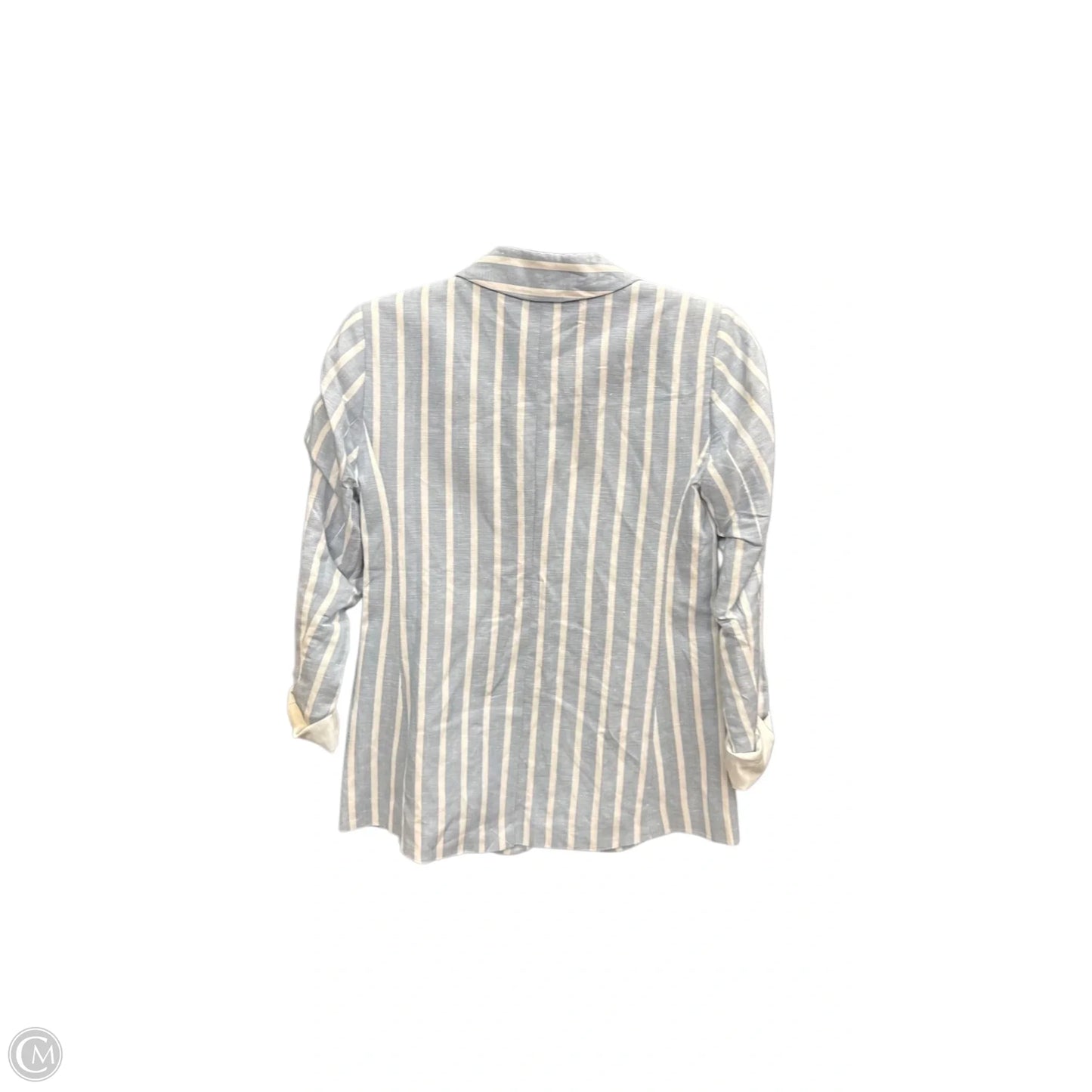 Blazer By Loft In Blue & White, Size: Xs