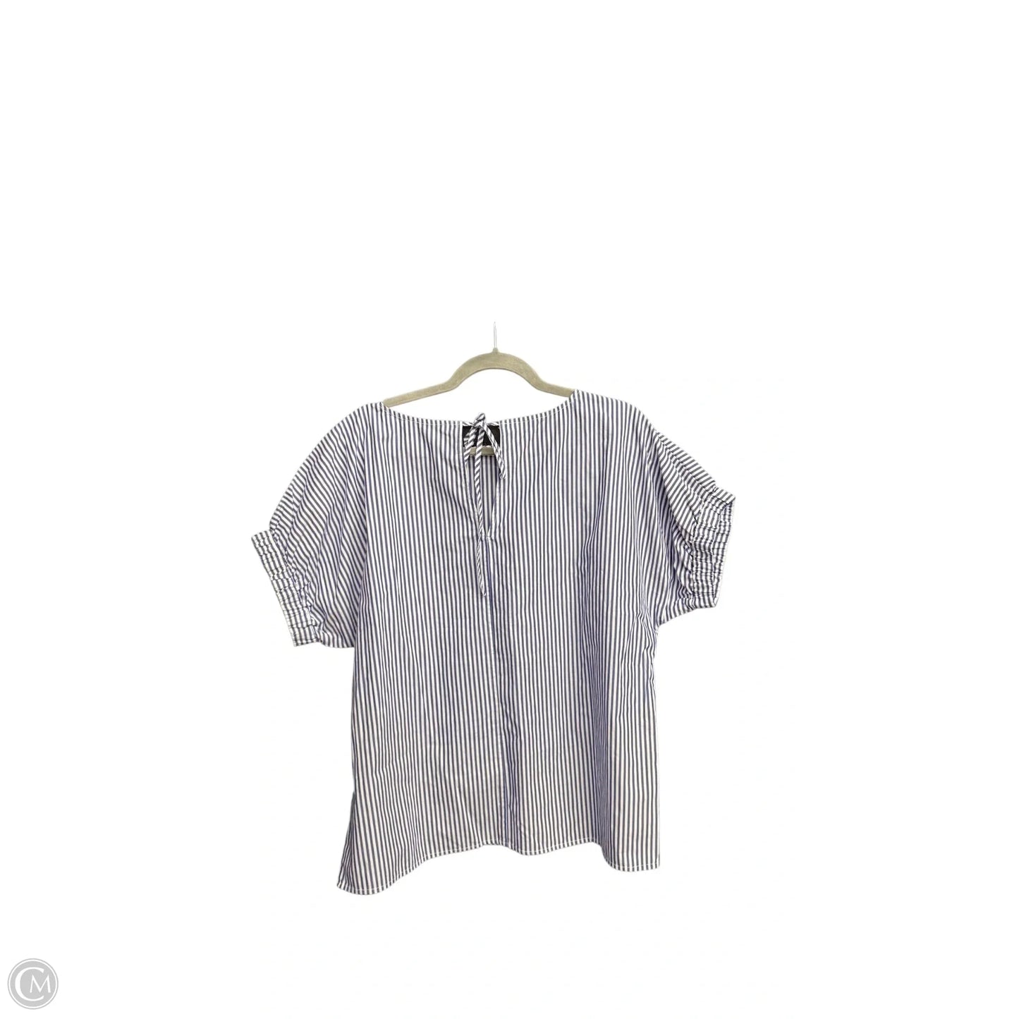 Top Short Sleeve By Vineyard Vines In Striped Pattern, Size: M